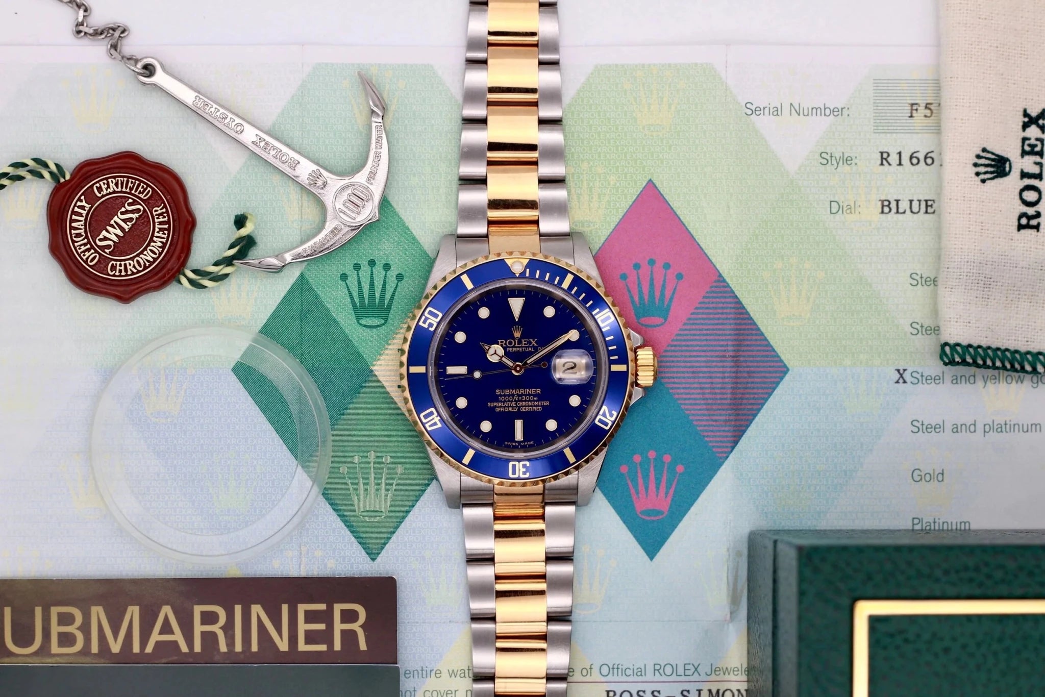 2004 Rolex Submariner Ref. 16613 Box and Papers - Sierra Time Co