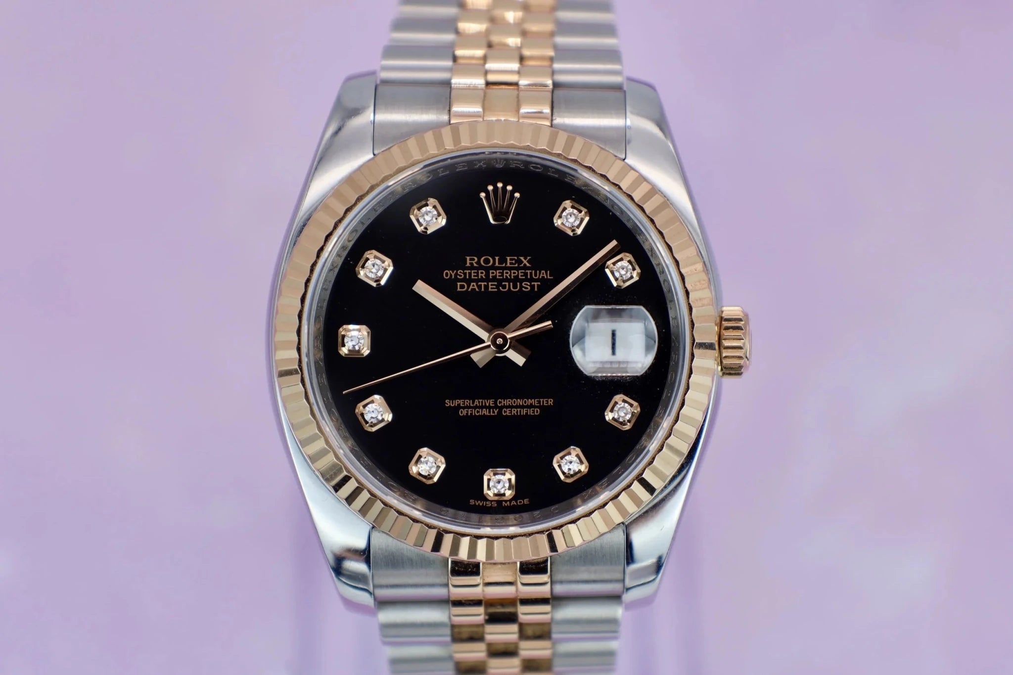 2005 Rolex Datejust Ref. 116231 | Black Diamond Dial - Sierra Time Co