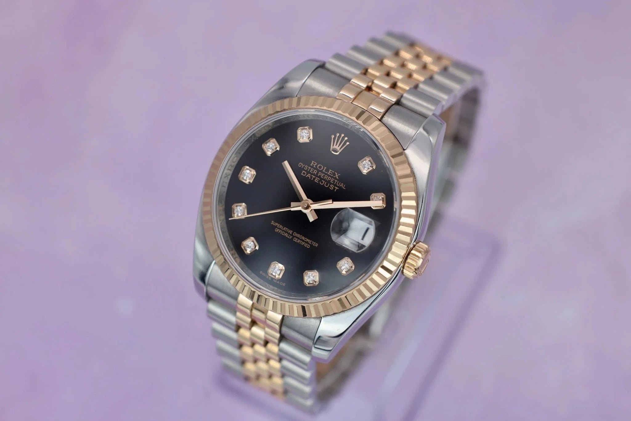2005 Rolex Datejust Ref. 116231 | Black Diamond Dial - Sierra Time Co