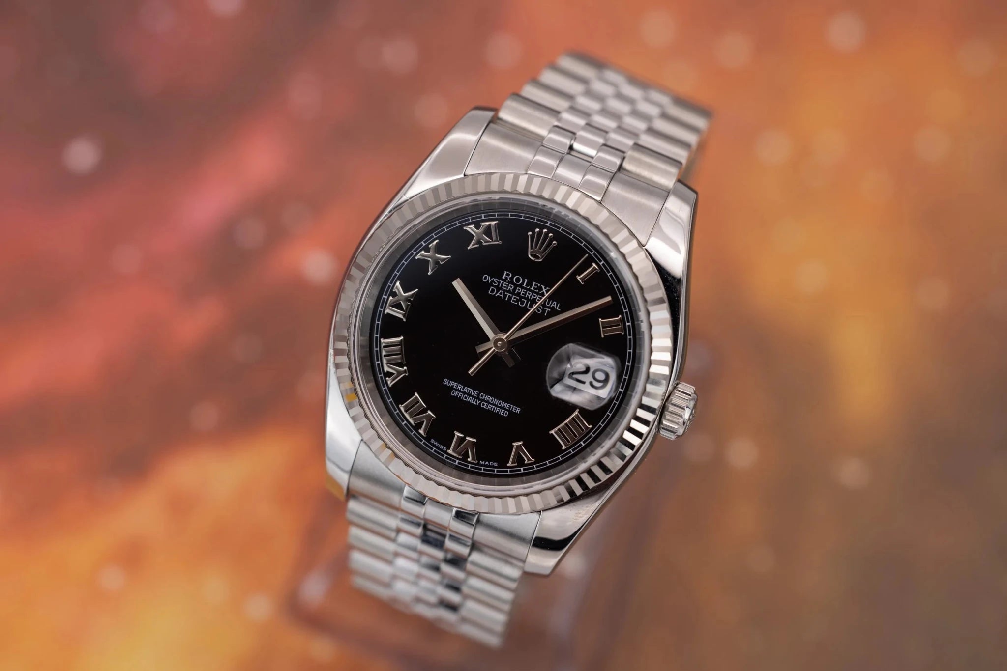 2005 Rolex Datejust Ref. 116234 | Black Roman Numeral Dial | Papers - Sierra Time Co