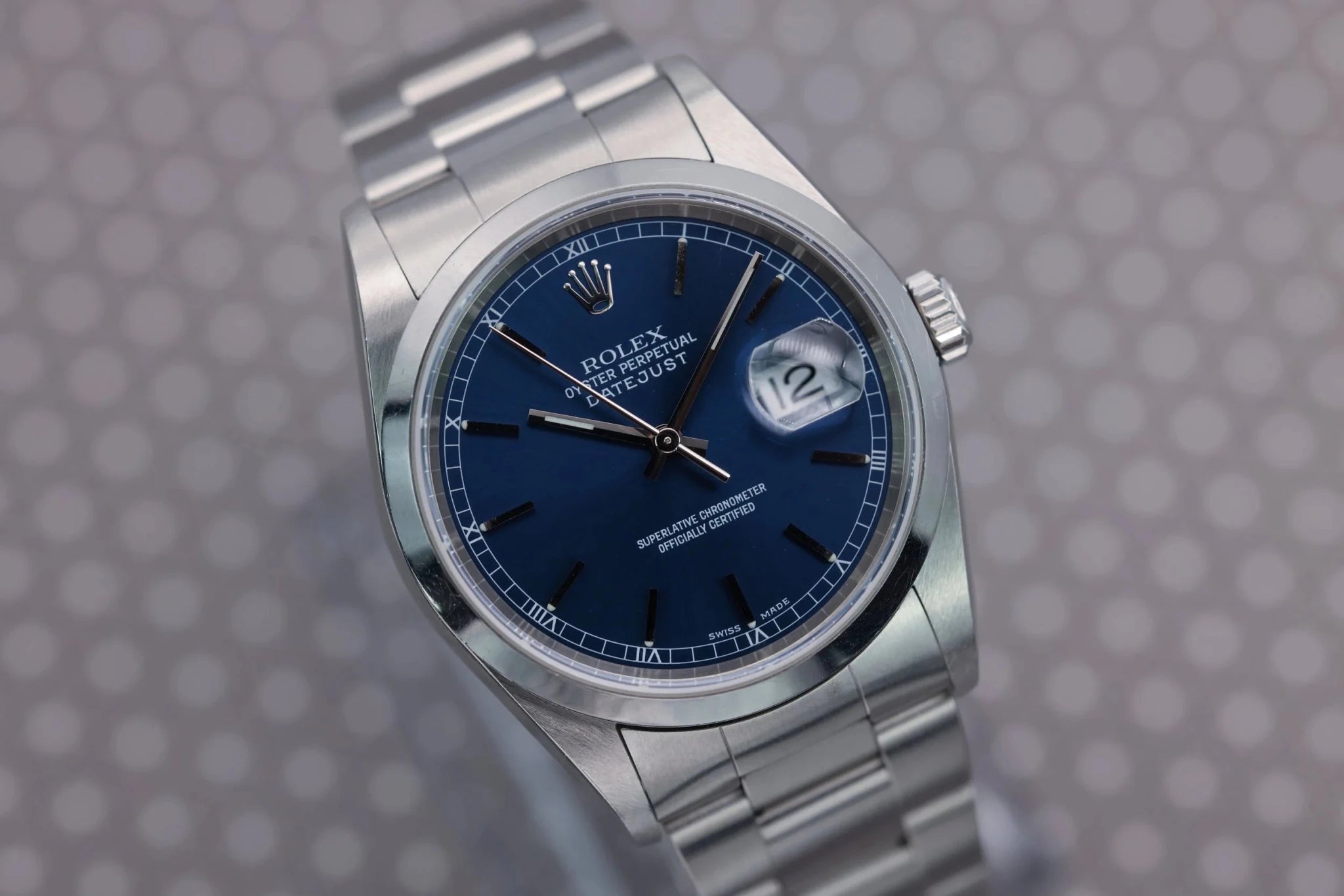 2005 Rolex Datejust Ref. 16200 | Blue Dial - Sierra Time Co