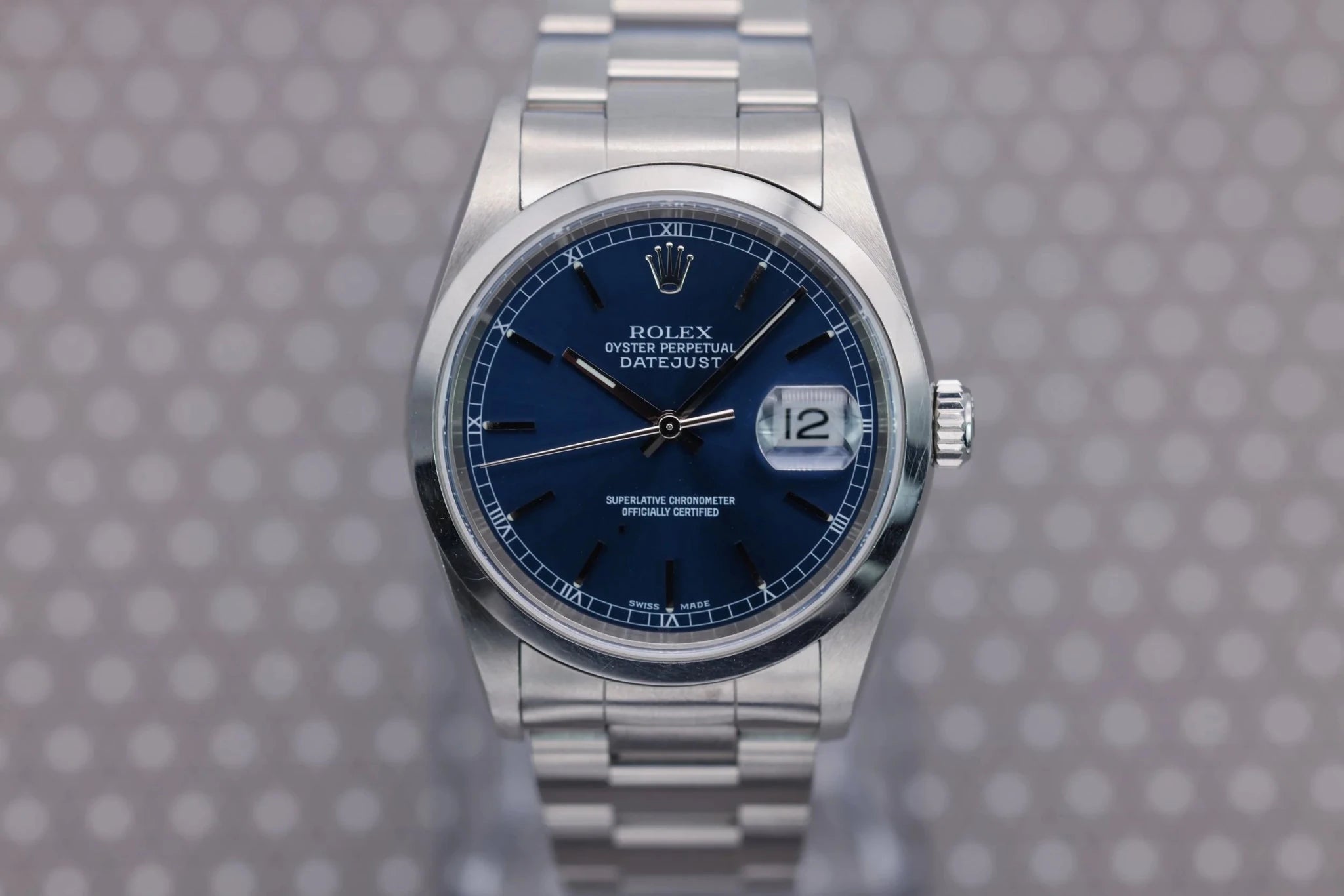 2005 Rolex Datejust Ref. 16200 | Blue Dial - Sierra Time Co