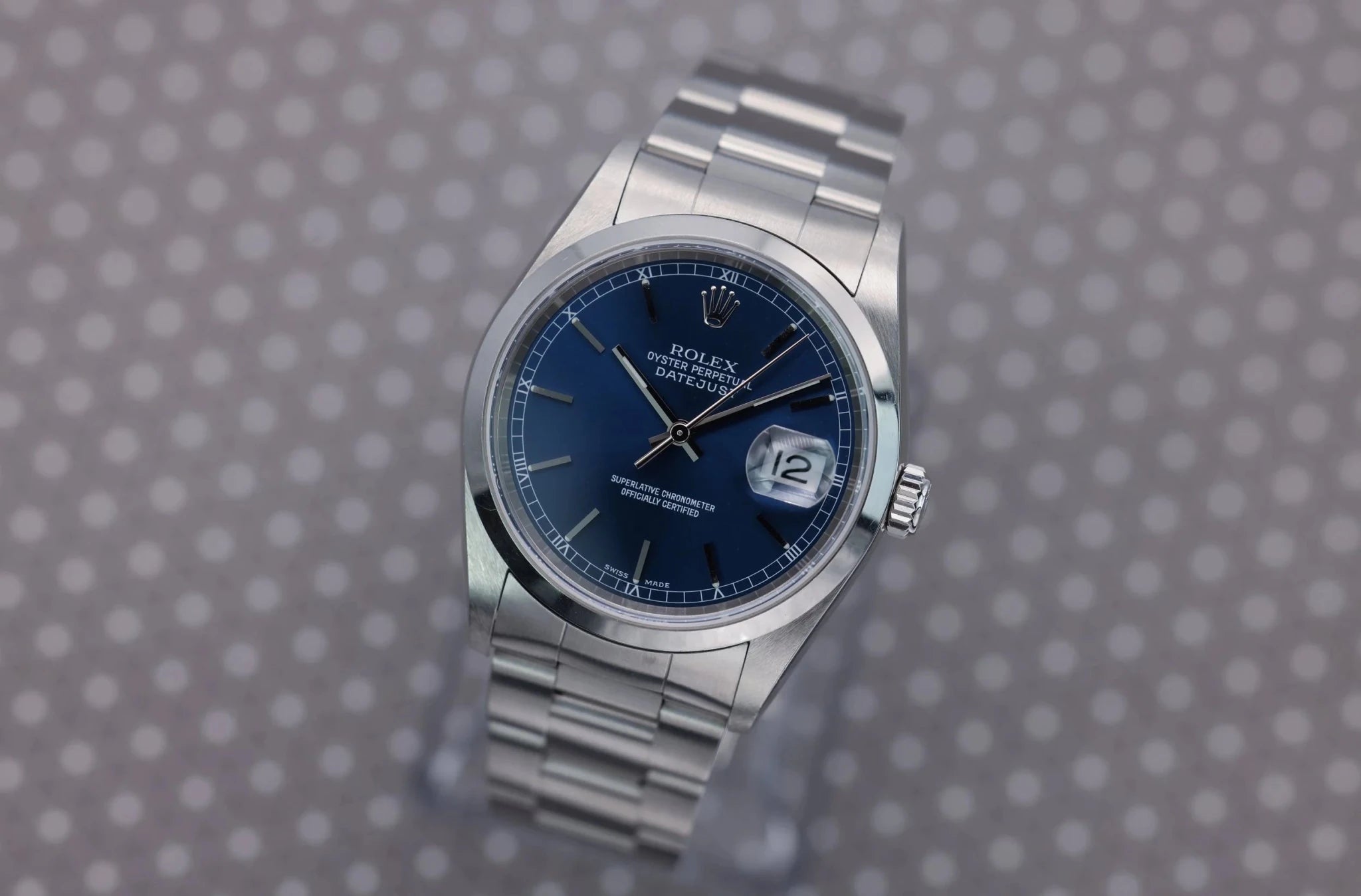 2005 Rolex Datejust Ref. 16200 | Blue Dial - Sierra Time Co