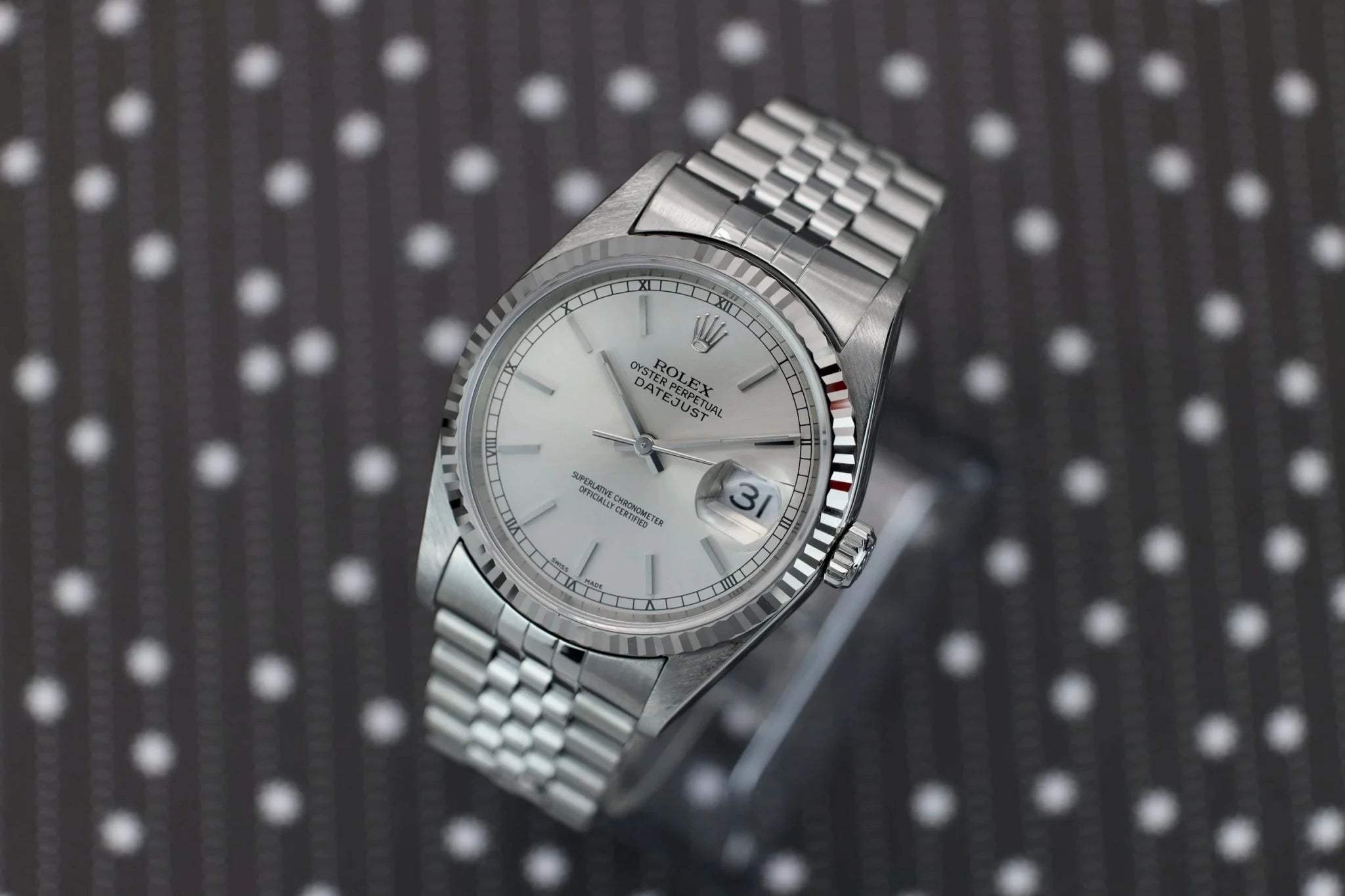 2005 Rolex Datejust Ref. 16234 | Silver Dial | Box and Papers - Sierra Time Co
