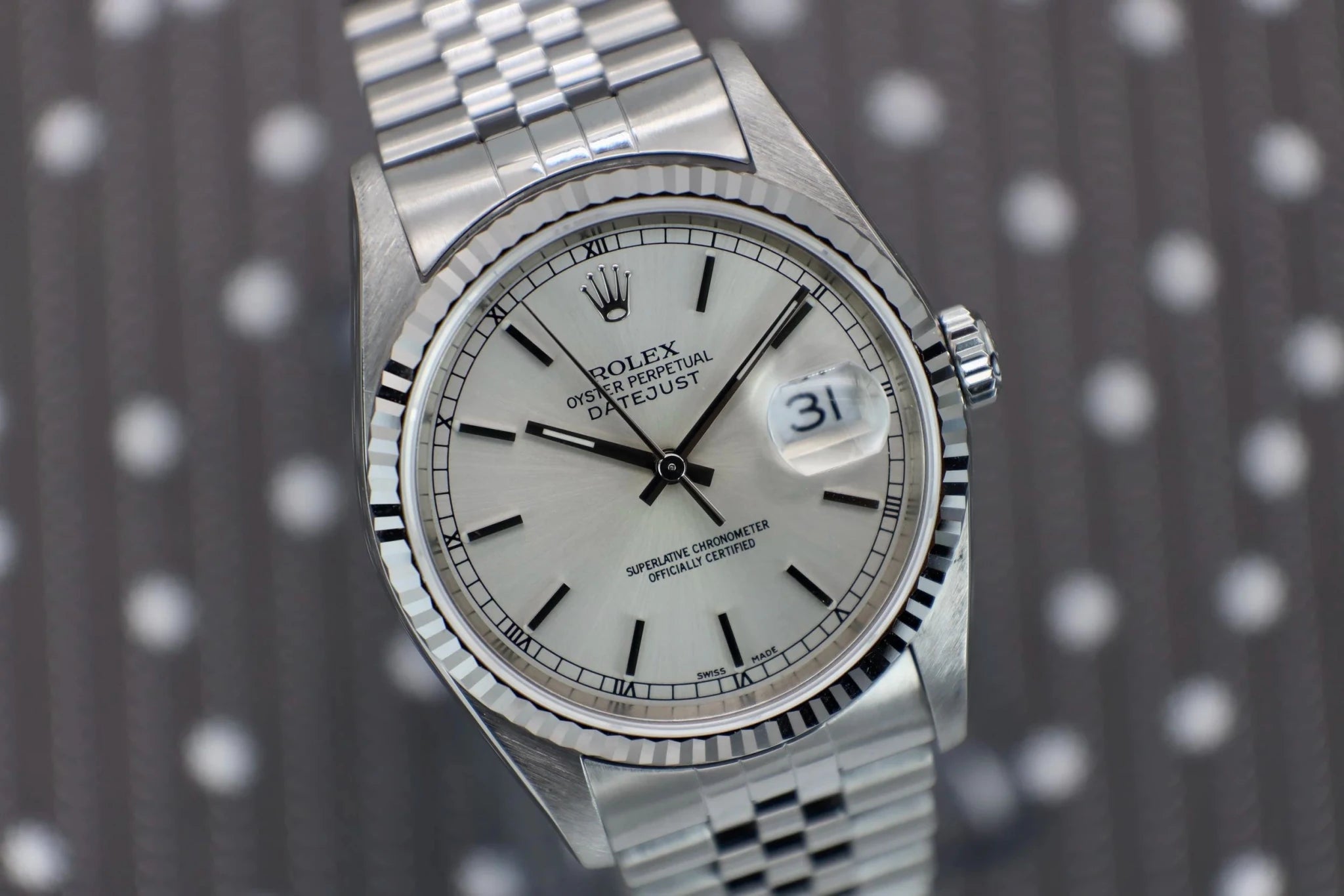 2005 Rolex Datejust Ref. 16234 | Silver Dial | Box and Papers - Sierra Time Co