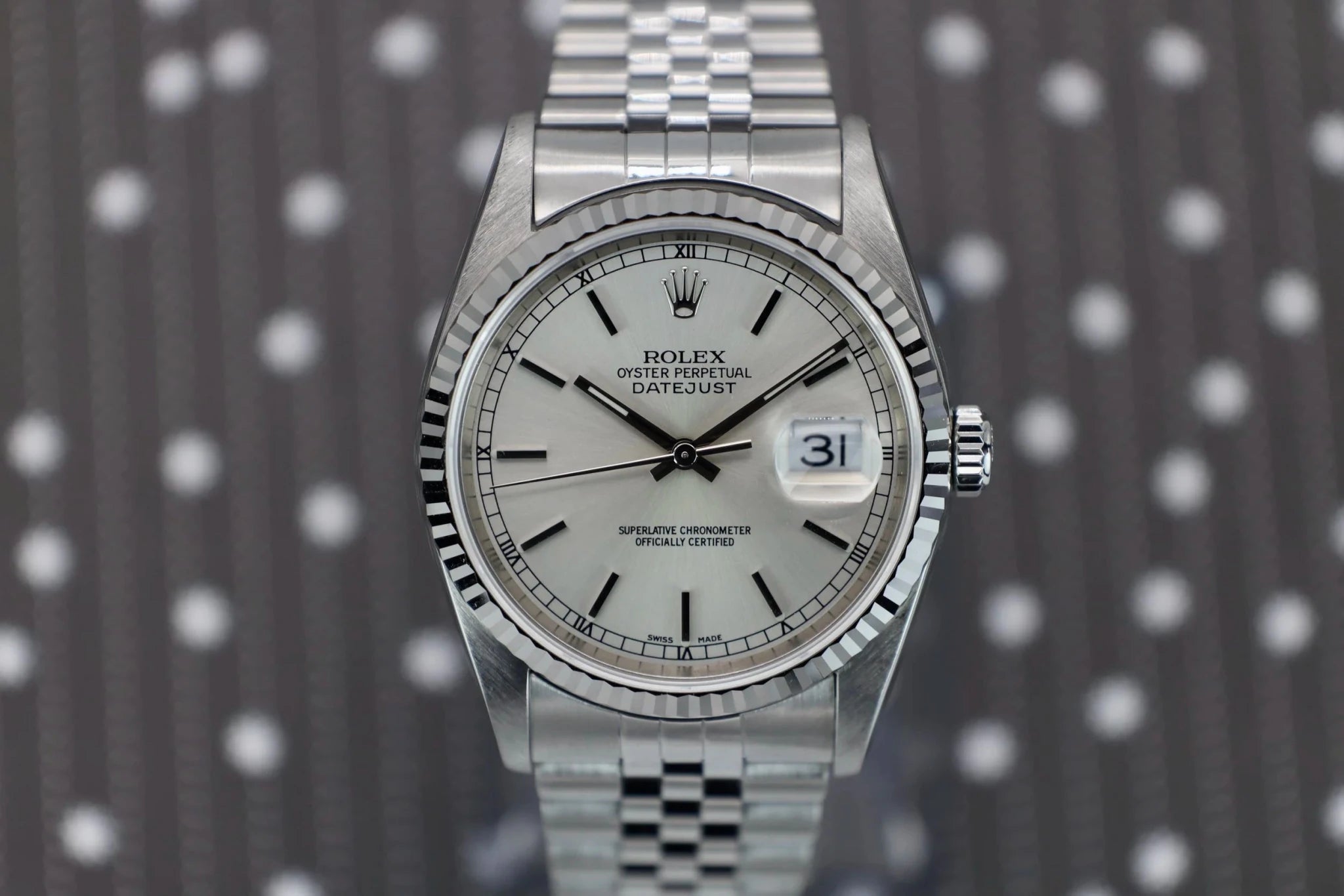 2005 Rolex Datejust Ref. 16234 | Silver Dial | Box and Papers - Sierra Time Co