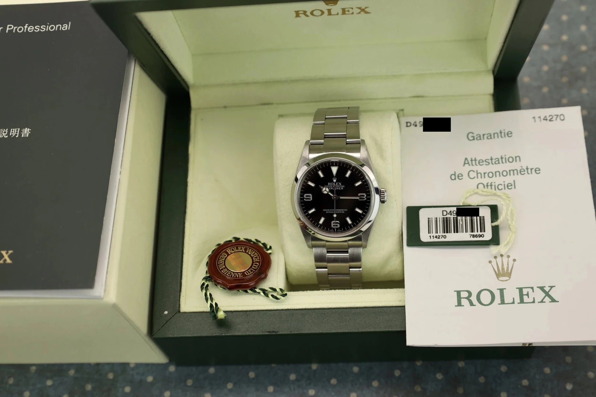 2005 Rolex Explorer I Ref. 114270 | Box and Papers | Serviced - Sierra Time Co