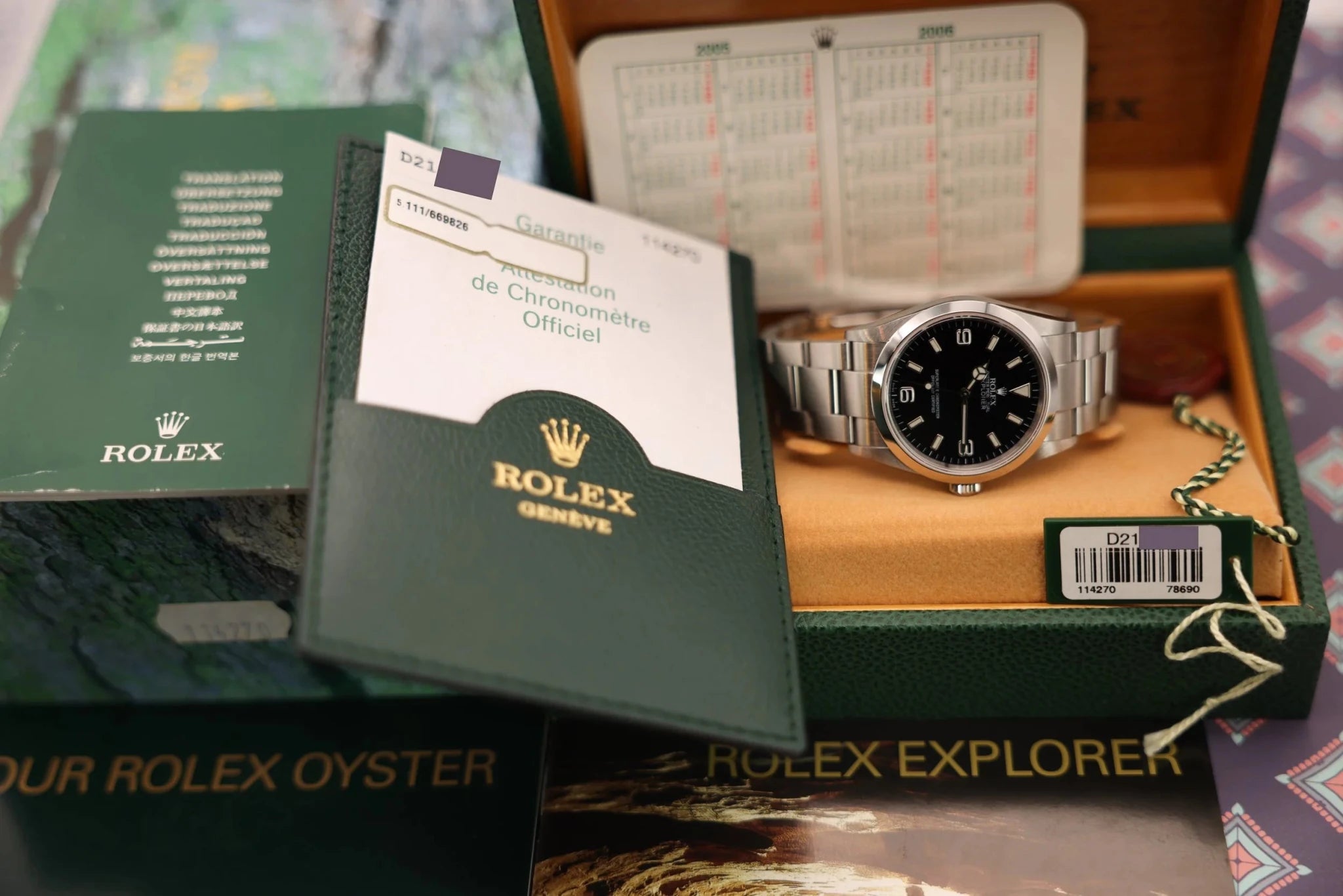 2005 Rolex Explorer I Ref. 114270 | Full Set - Sierra Time Co
