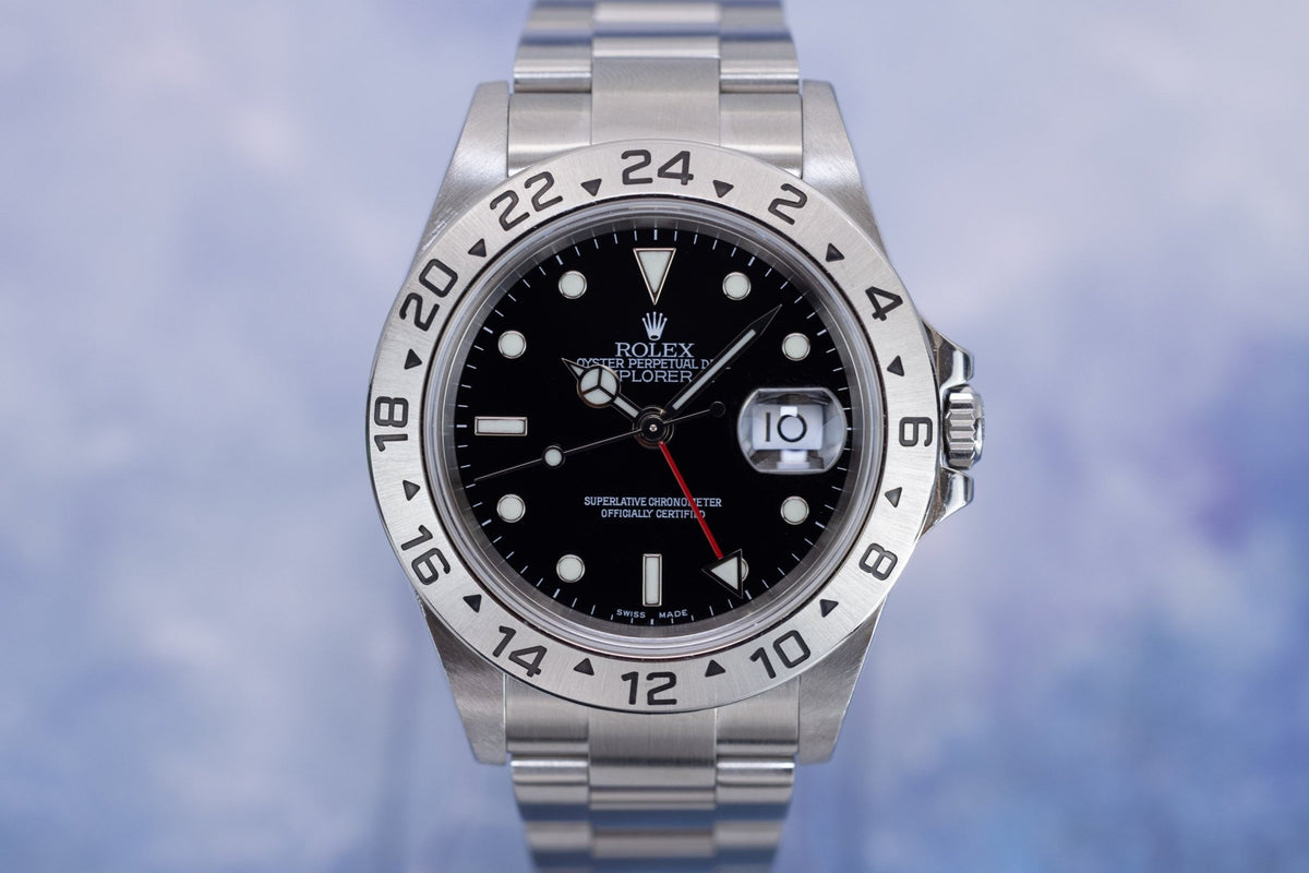 2005 Rolex Explorer II Ref. 16570 | Black Dial | Box and Papers - Sierra Time Co