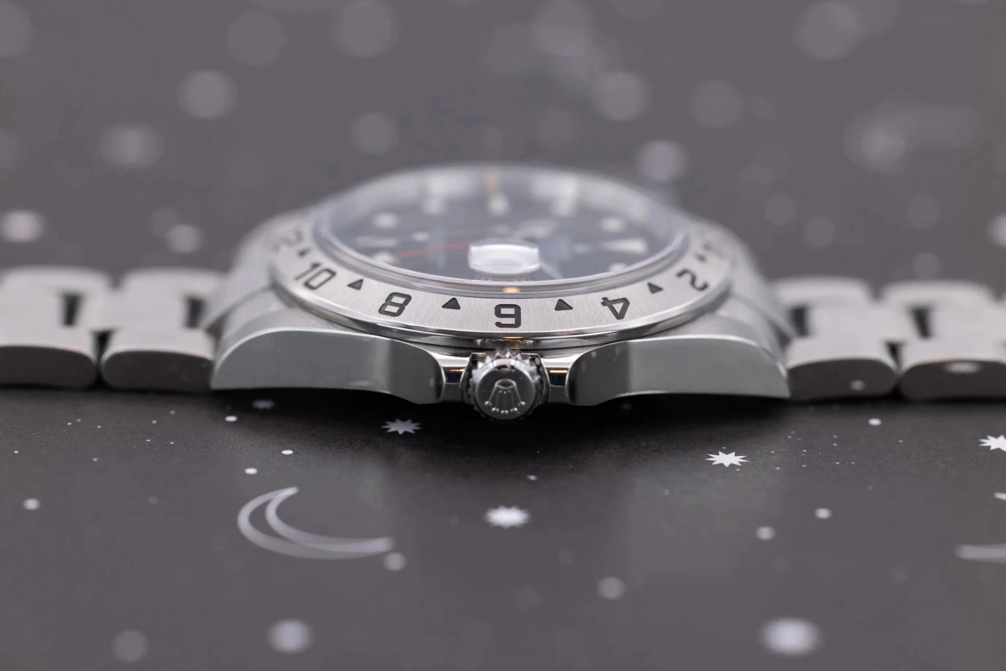2005 Rolex Explorer II Ref. 16570 | No-Holes Case - Sierra Time Co