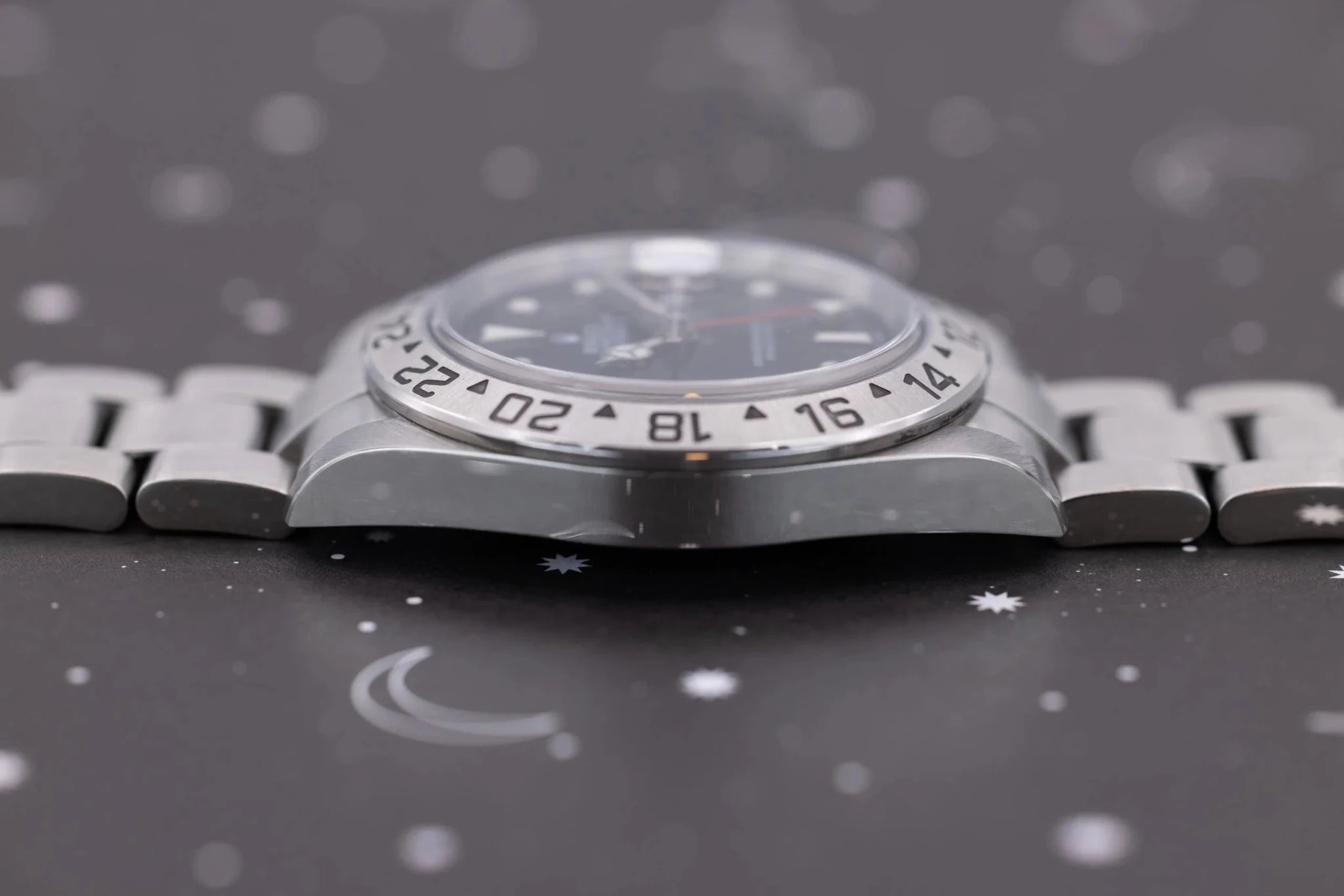 2005 Rolex Explorer II Ref. 16570 | No-Holes Case - Sierra Time Co