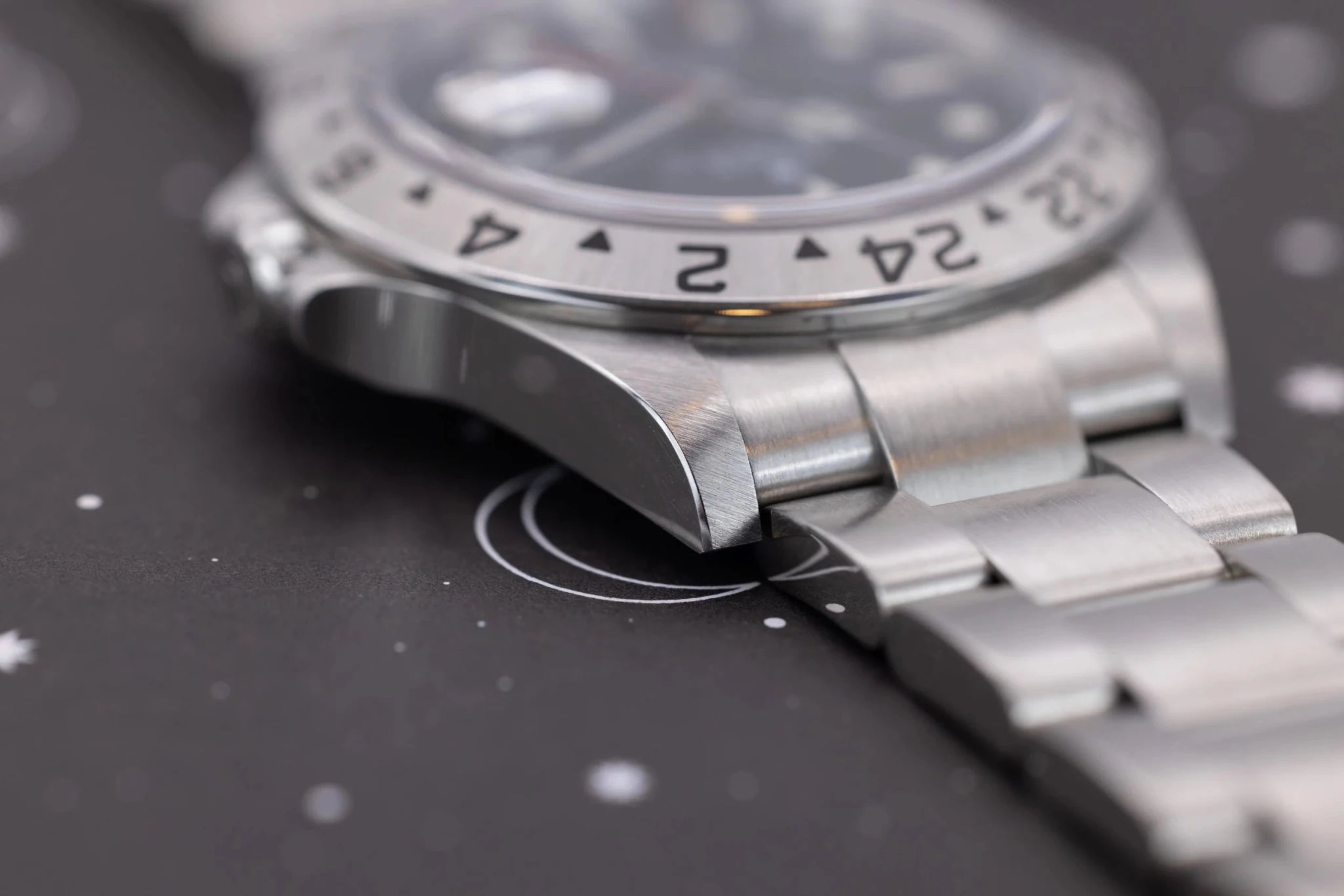 2005 Rolex Explorer II Ref. 16570 | No-Holes Case - Sierra Time Co