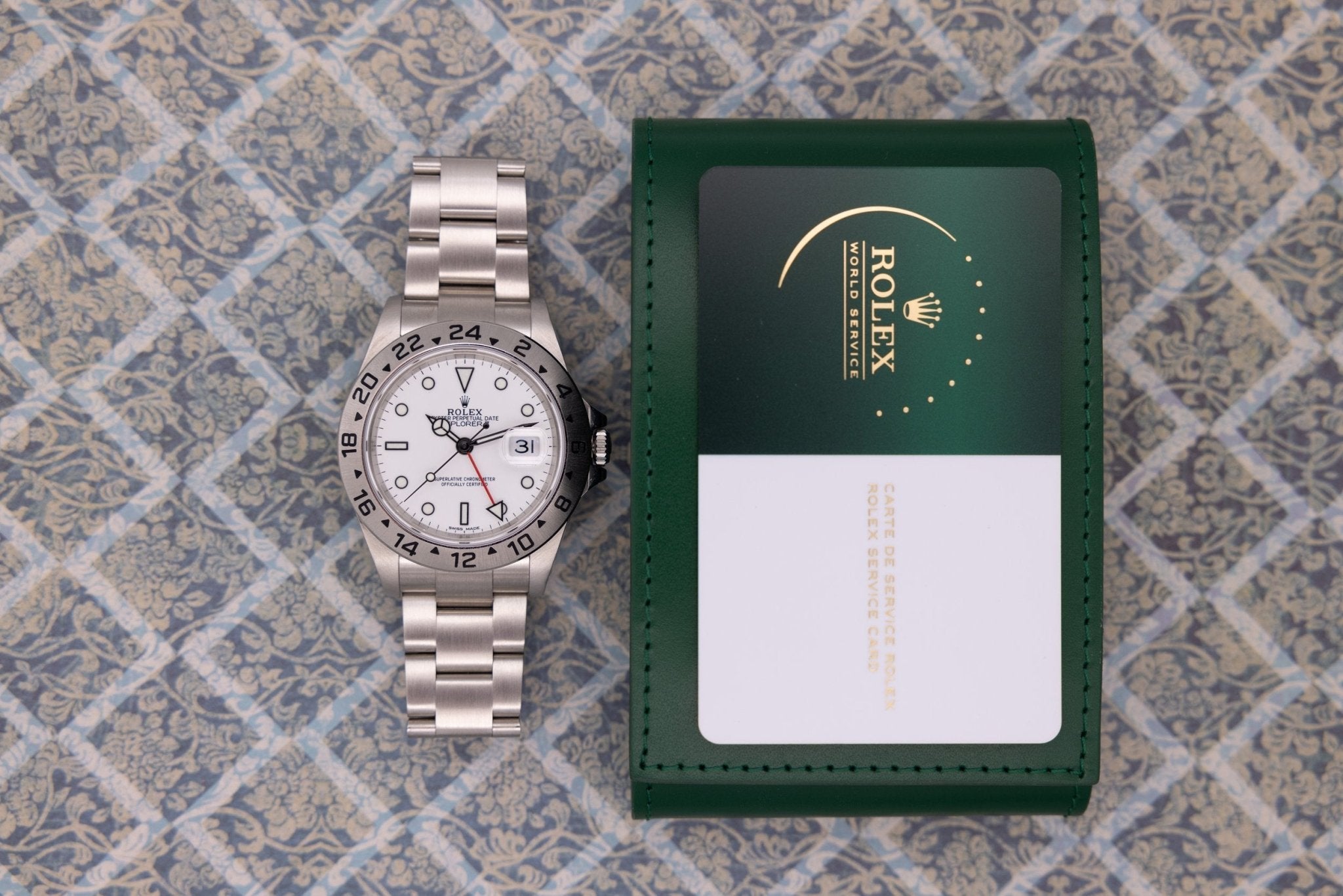2005 Rolex Explorer II Ref. 16570 Polar | 2026 RSC Card - Sierra Time Co