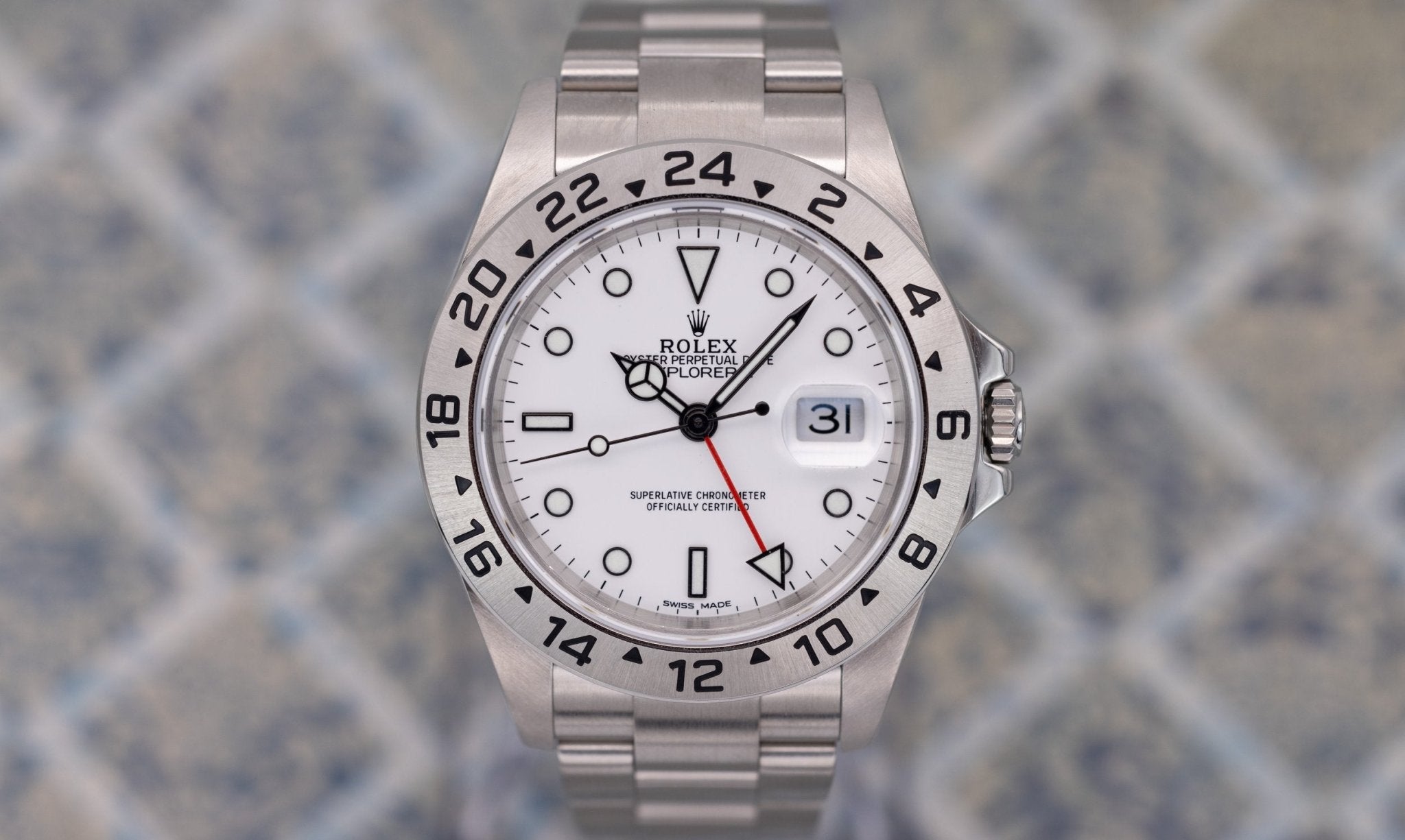 2005 Rolex Explorer II Ref. 16570 Polar | 2026 RSC Card - Sierra Time Co