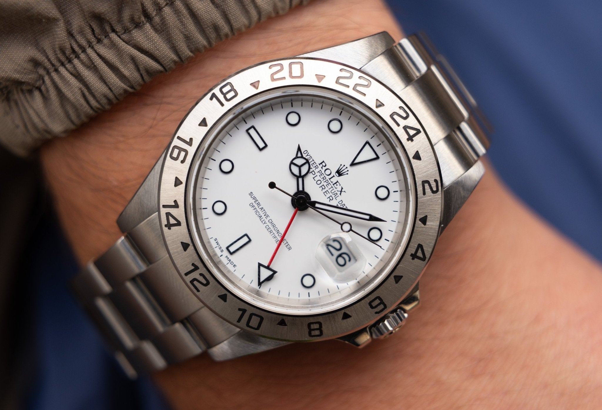 2005 Rolex Explorer II Ref. 16570 Polar | Box and Papers - Sierra Time Co