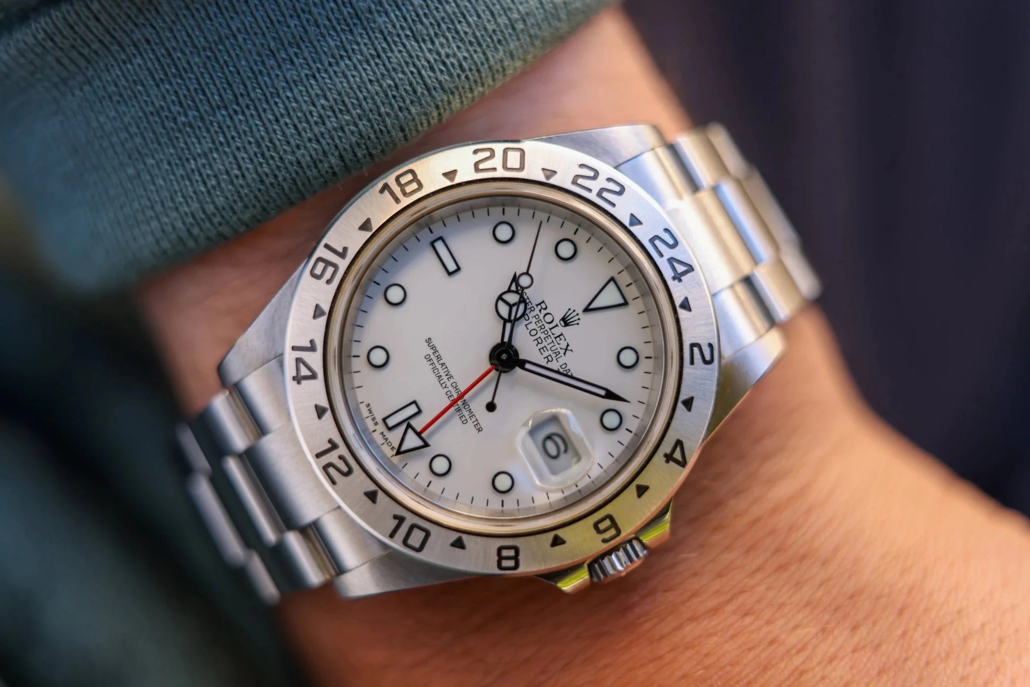 2005 Rolex Explorer II Ref. 16570 Polar | Excellent Condition - Sierra Time Co