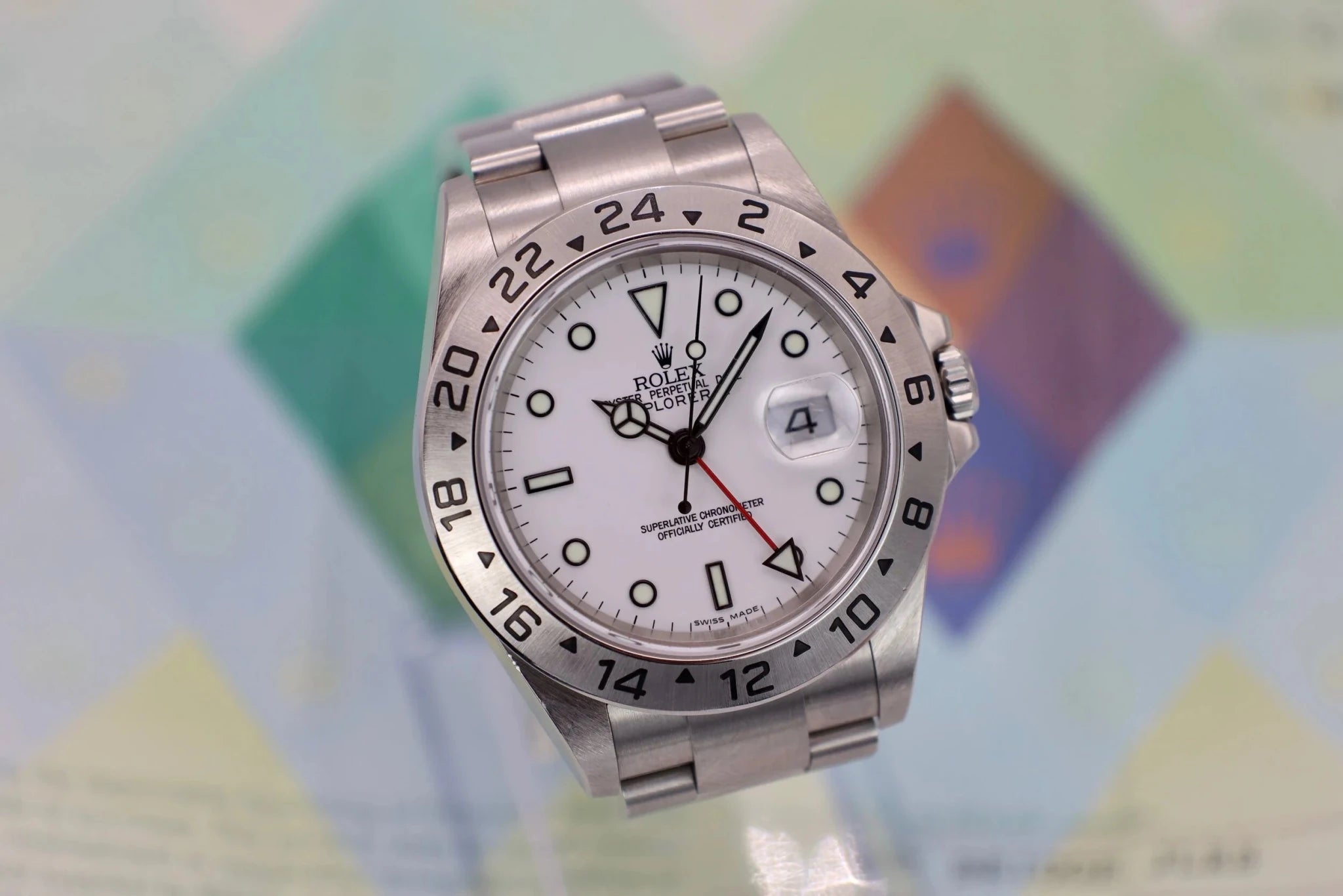 2005 Rolex Explorer II Ref. 16570 Polar | Full Set - Sierra Time Co