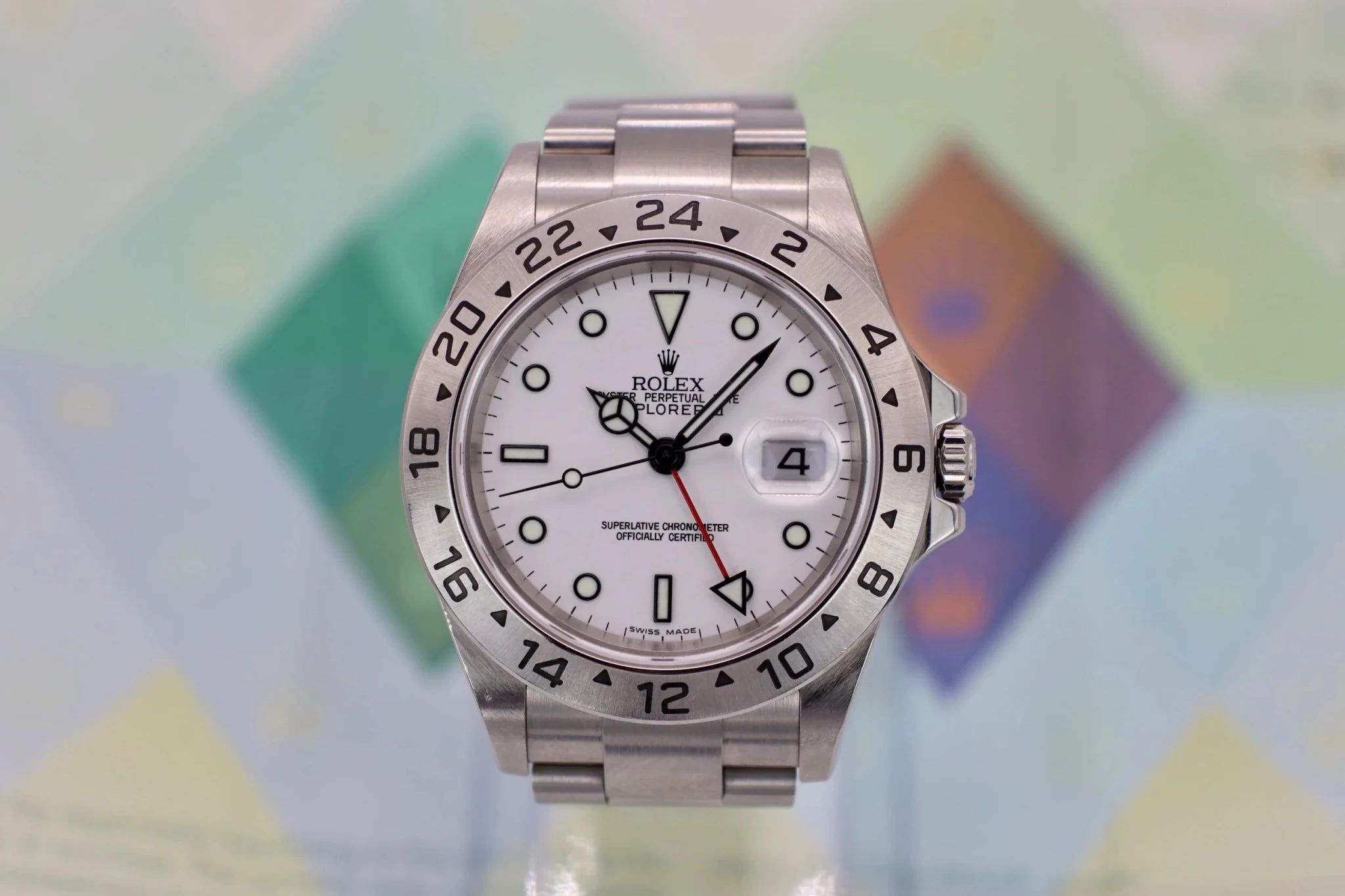 2005 Rolex Explorer II Ref. 16570 Polar | Full Set - Sierra Time Co