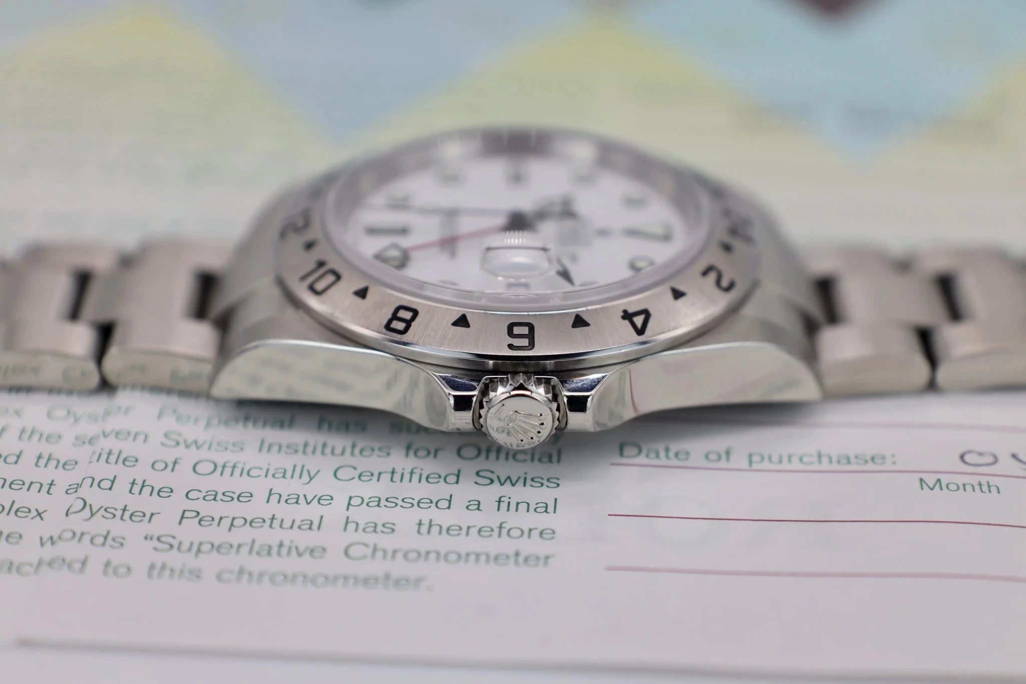 2005 Rolex Explorer II Ref. 16570 Polar | Full Set - Sierra Time Co
