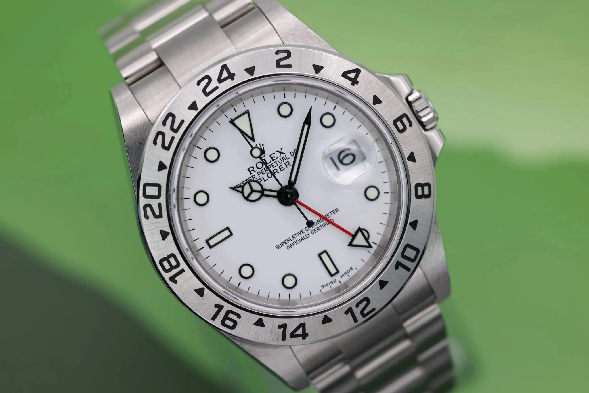 2005 Rolex Explorer II Ref. 16570 Polar | Mint Condition | Box and Papers - Sierra Time Co