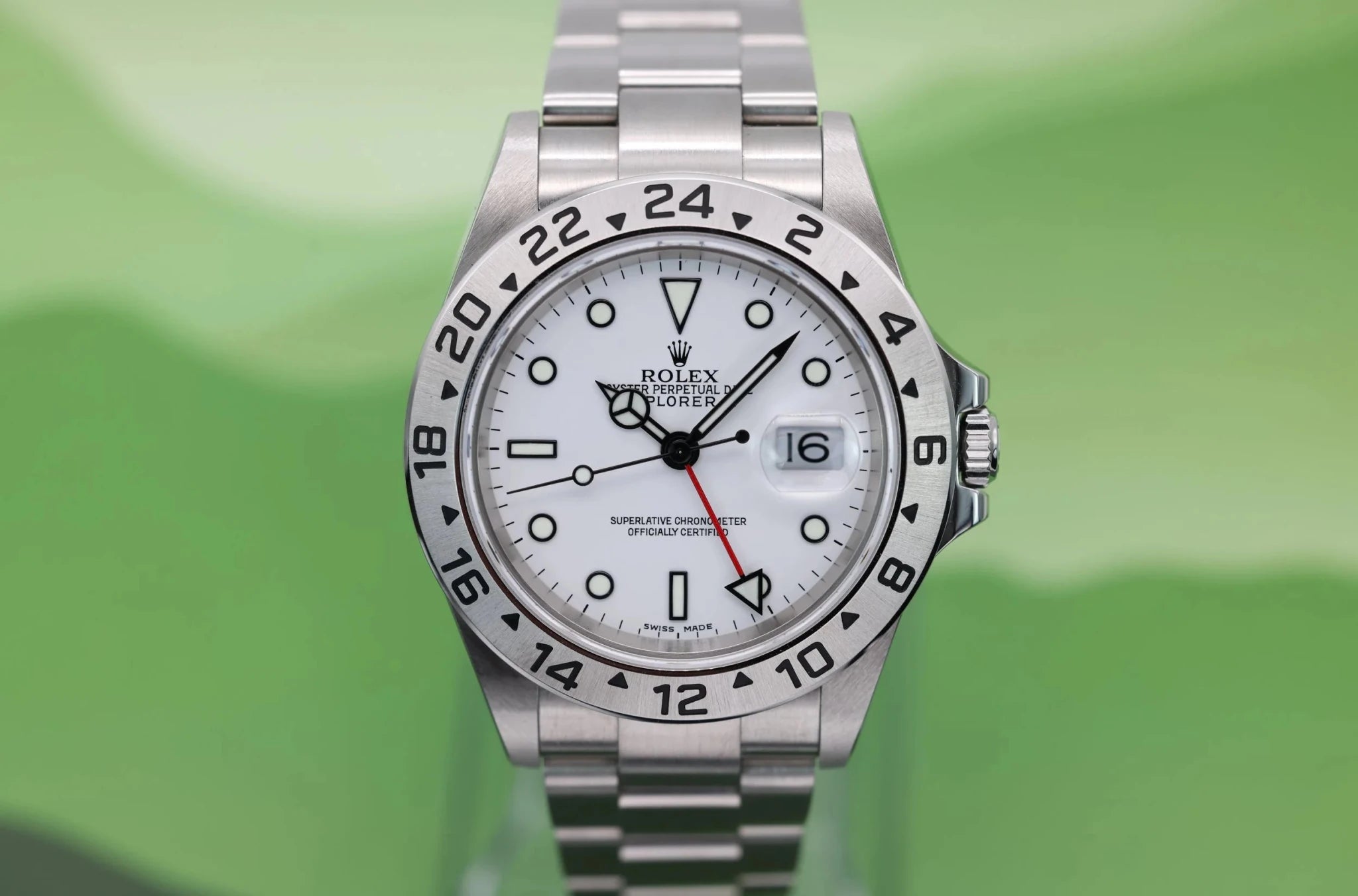 2005 Rolex Explorer II Ref. 16570 Polar | Mint Condition | Box and Papers - Sierra Time Co