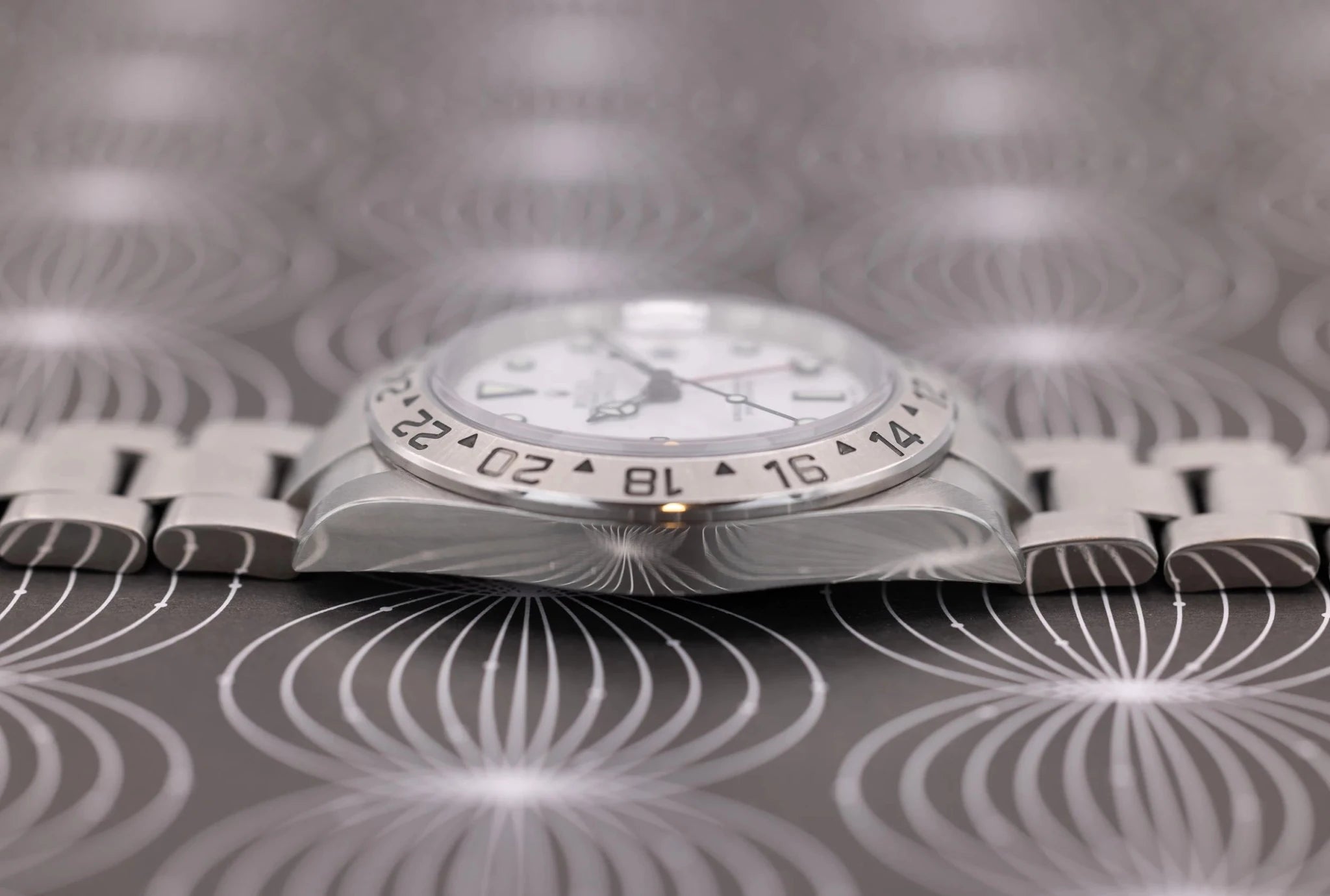 2005 Rolex Explorer II Ref. 16570 Polar | No-Holes Case - Sierra Time Co