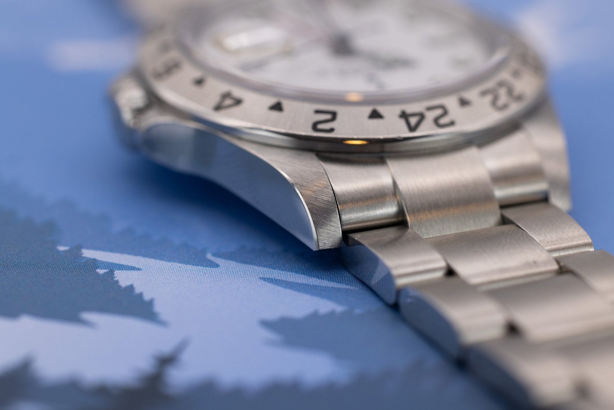 2005 Rolex Explorer II Ref. 16570 Polar | No-Holes Case | Box and Papers - Sierra Time Co
