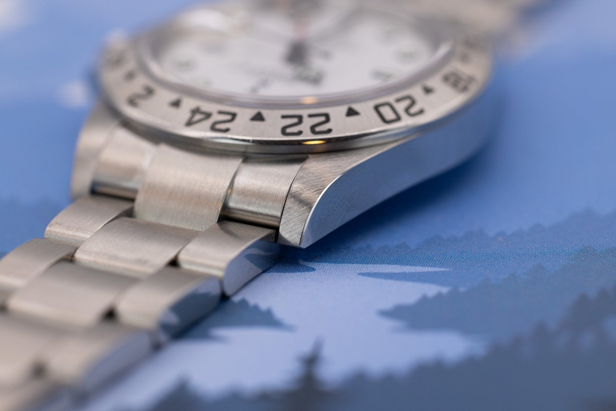 2005 Rolex Explorer II Ref. 16570 Polar | No-Holes Case | Box and Papers - Sierra Time Co