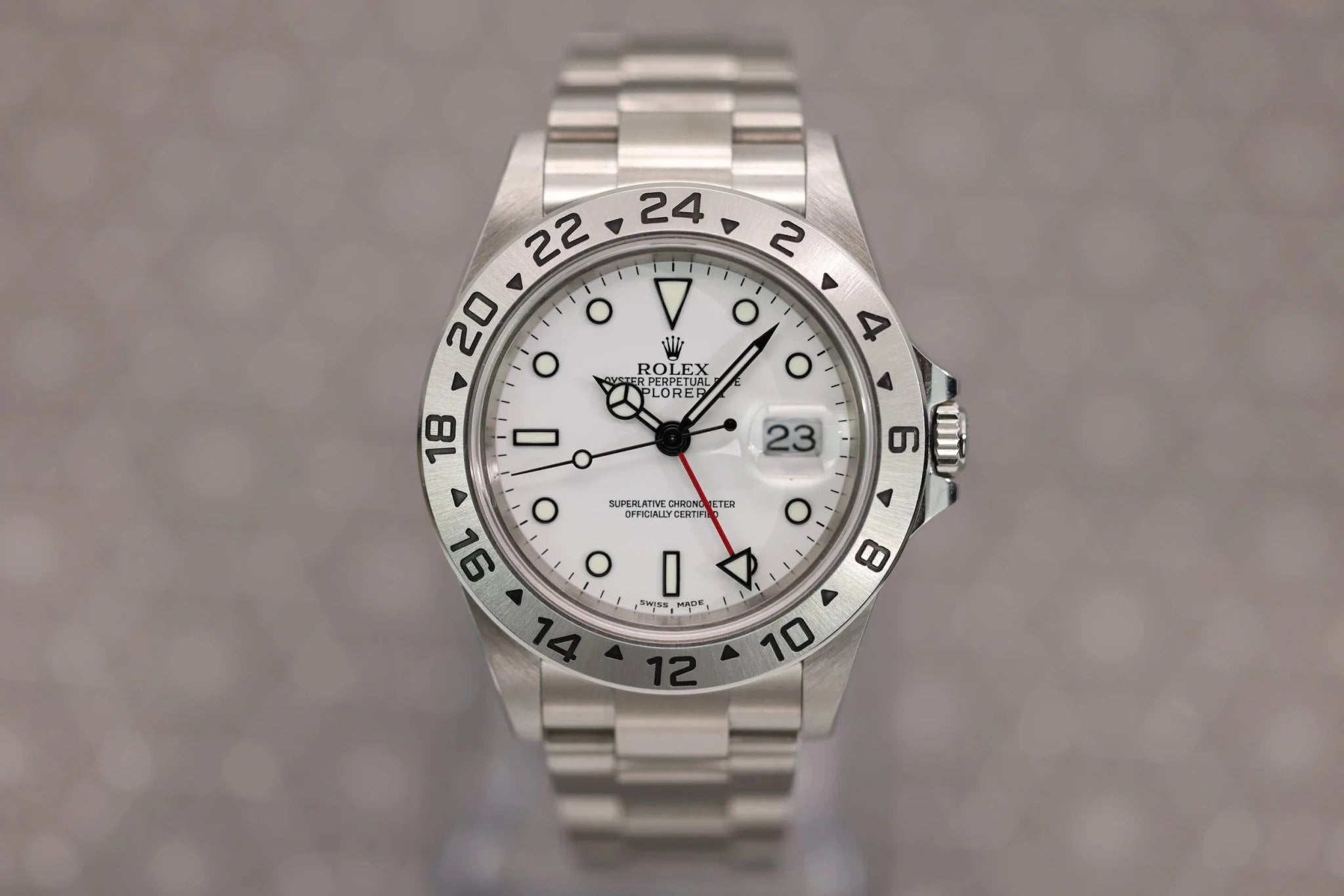 2005 Rolex Explorer II Ref. 16570 Polar | No-Holes Case | Mint - Sierra Time Co