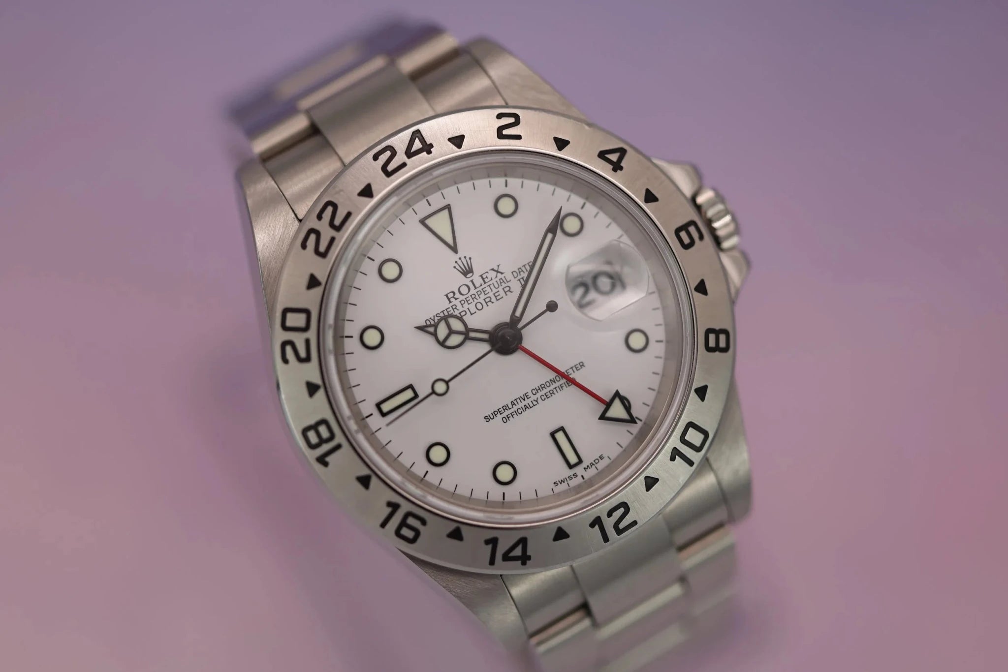 2005 Rolex Explorer II Ref. 16570 Polar | RSC Card - Sierra Time Co
