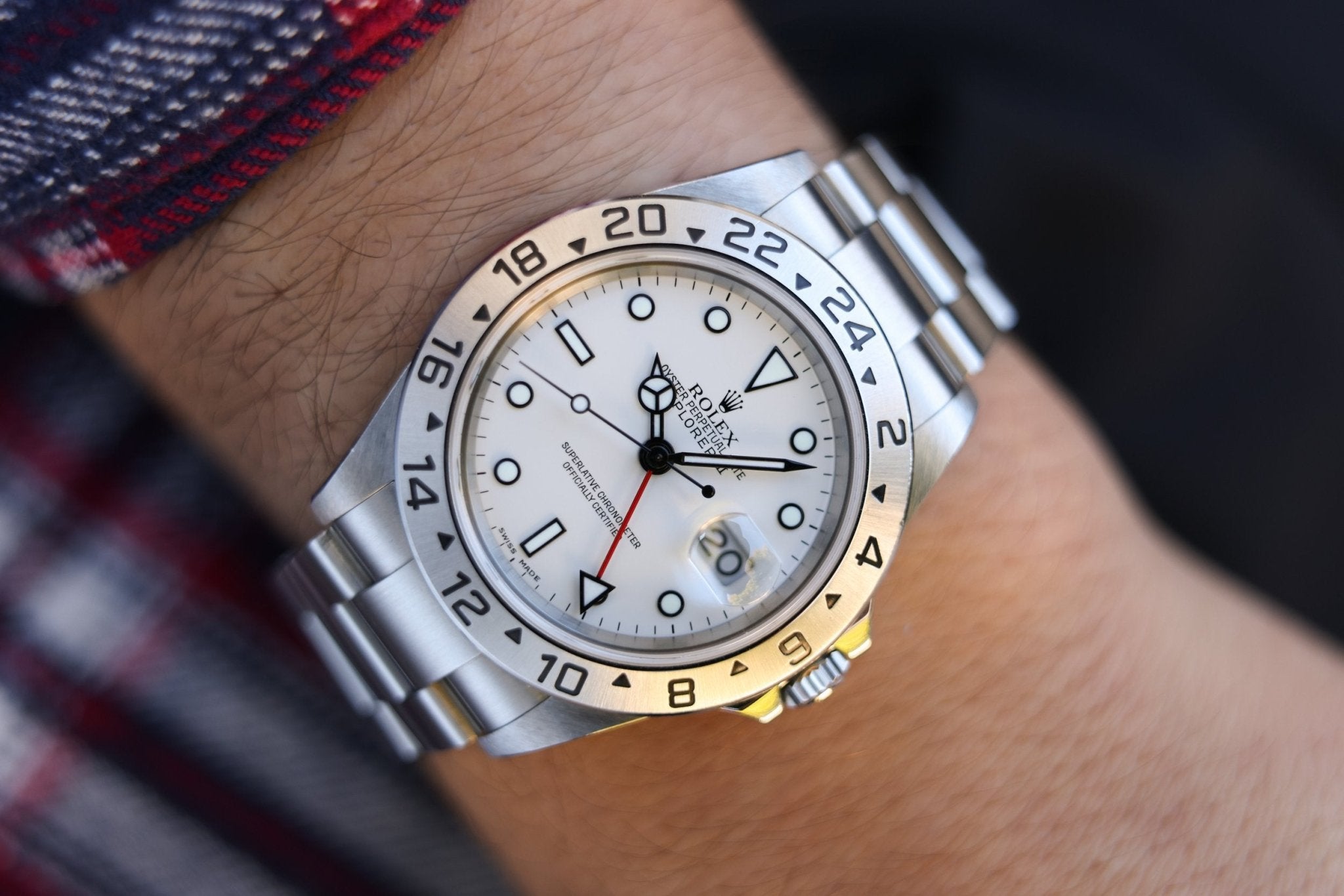 2005 Rolex Explorer II Ref. 16570 Polar | RSC Card - Sierra Time Co