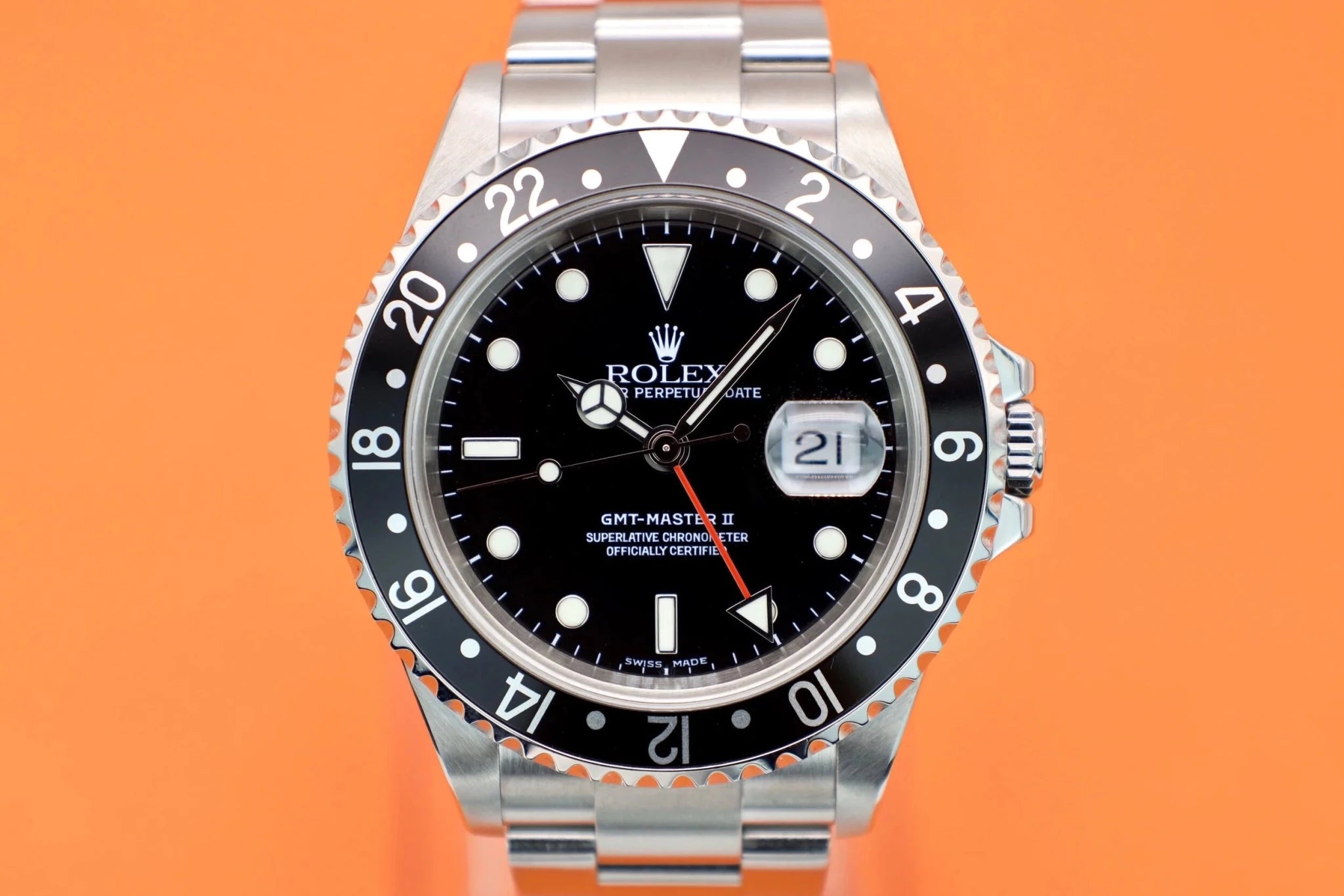 2005 Rolex GMT Master II Ref. 16710 Black | Papers - Sierra Time Co