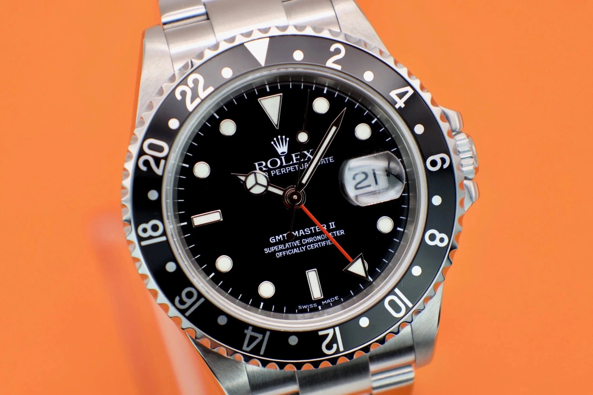 2005 Rolex GMT Master II Ref. 16710 Black | Papers - Sierra Time Co