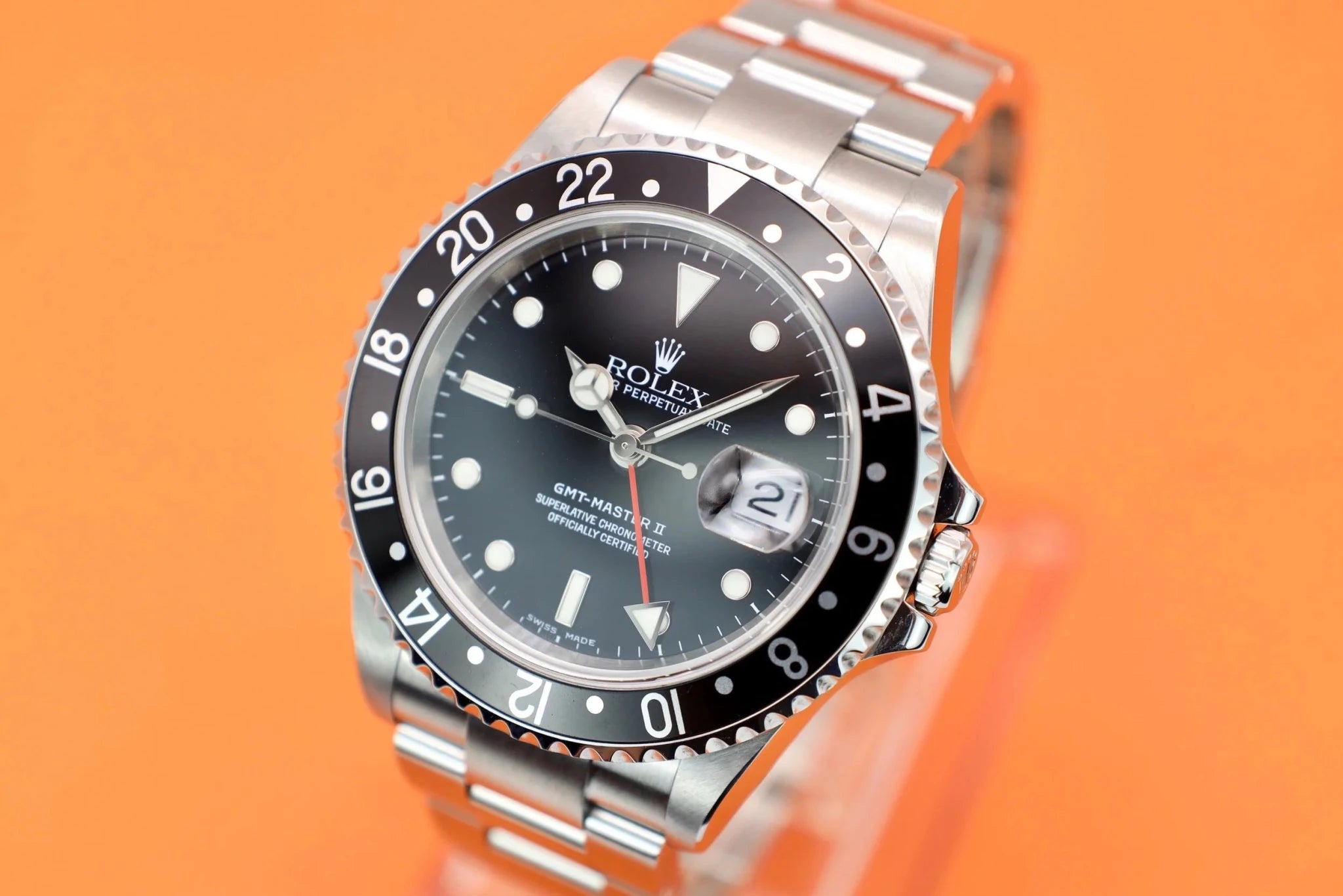 2005 Rolex GMT Master II Ref. 16710 Black | Papers - Sierra Time Co