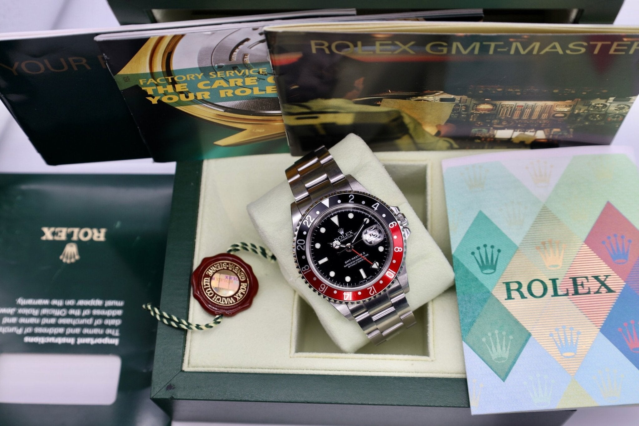 2005 Rolex GMT Master II Ref. 16710 Coke | Box and Papers - Sierra Time Co