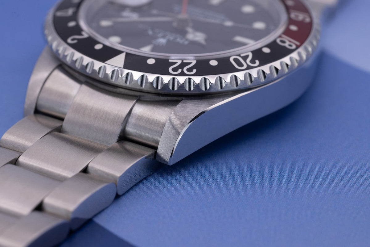 2005 Rolex GMT Master II Ref. 16710 Coke | No-Holes Case - Sierra Time Co