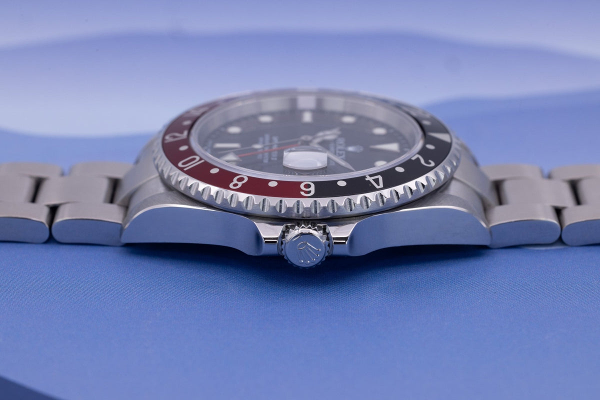 2005 Rolex GMT Master II Ref. 16710 Coke | No-Holes Case - Sierra Time Co