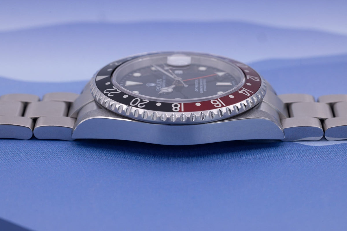 2005 Rolex GMT Master II Ref. 16710 Coke | No-Holes Case - Sierra Time Co