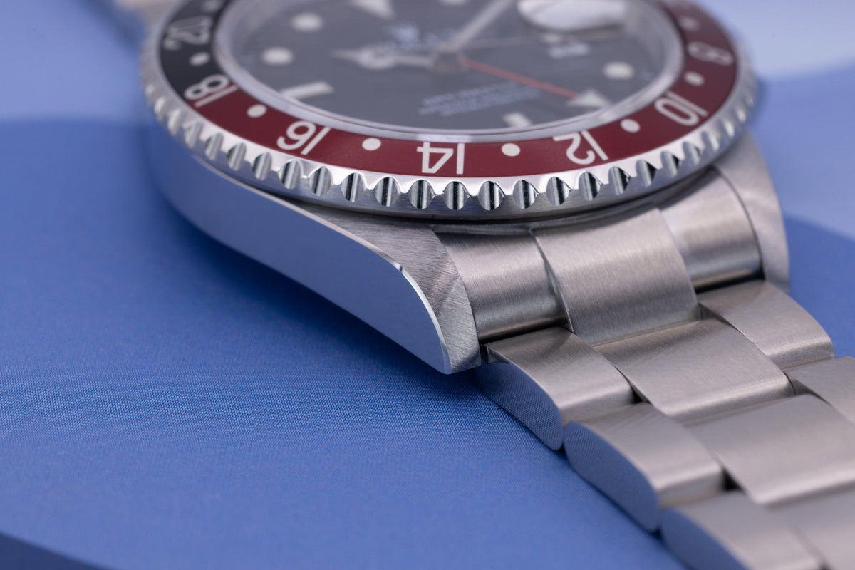 2005 Rolex GMT Master II Ref. 16710 Coke | No-Holes Case - Sierra Time Co