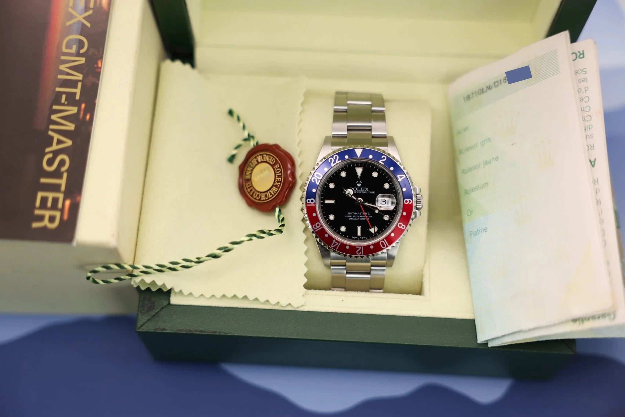 2005 Rolex GMT Master II Ref. 16710 Pepsi | Box and Papers - Sierra Time Co