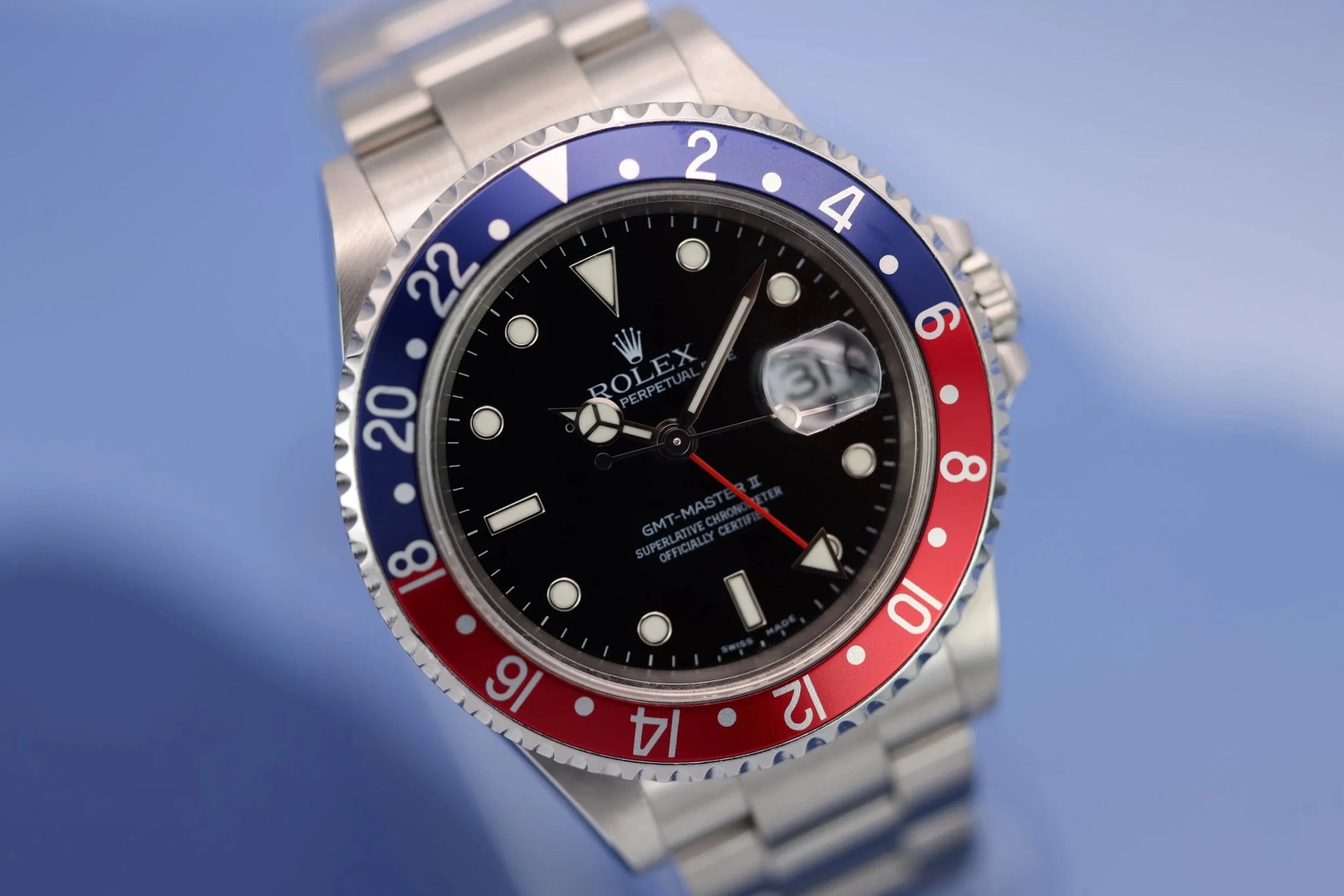 2005 Rolex GMT Master II Ref. 16710 Pepsi | Box and Papers - Sierra Time Co