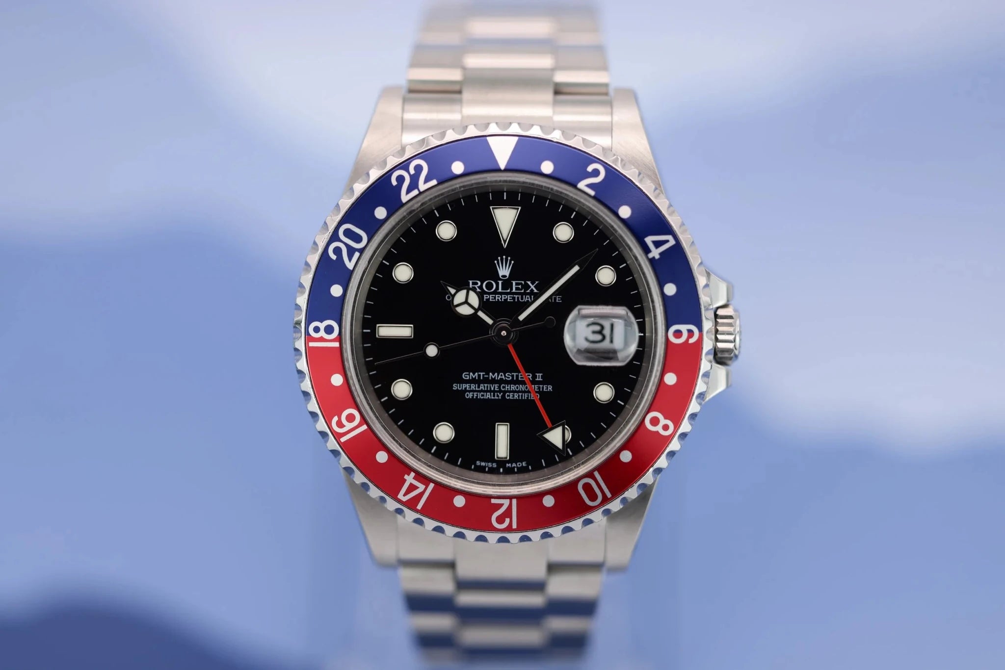 2005 Rolex GMT Master II Ref. 16710 Pepsi | Box and Papers - Sierra Time Co