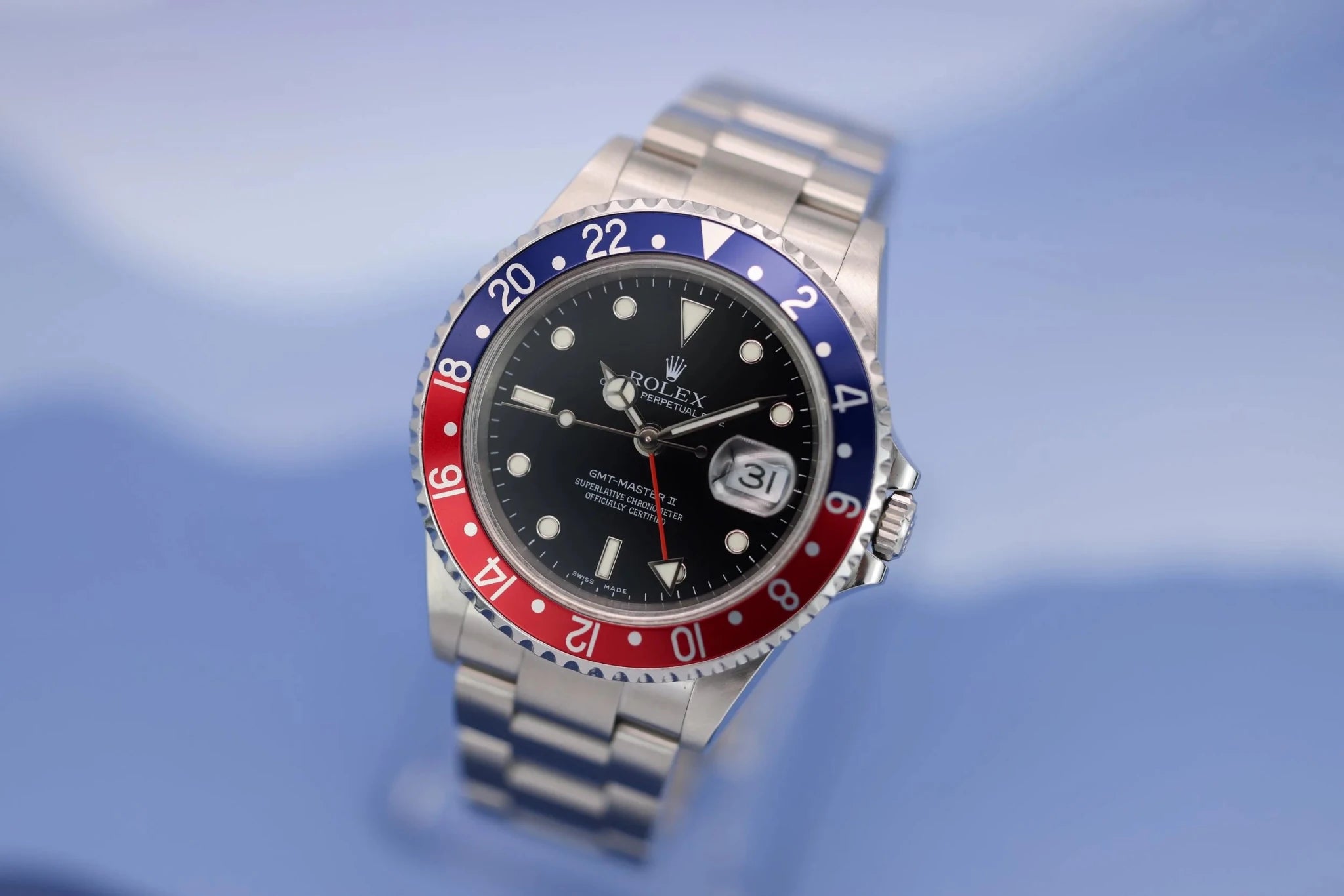 2005 Rolex GMT Master II Ref. 16710 Pepsi | Box and Papers - Sierra Time Co