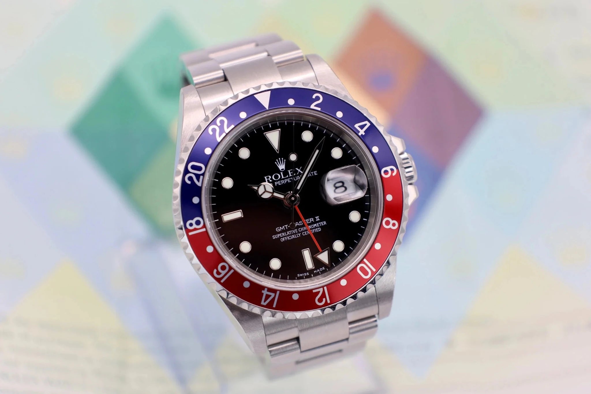 2005 Rolex GMT Master II Ref. 16710 Pepsi | Full Set - Sierra Time Co