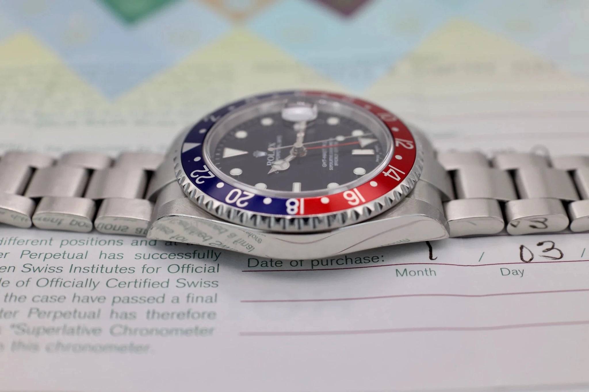 2005 Rolex GMT Master II Ref. 16710 Pepsi | Full Set - Sierra Time Co