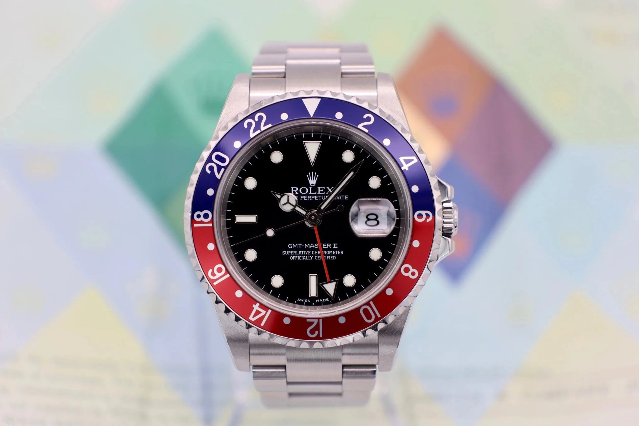 2005 Rolex GMT Master II Ref. 16710 Pepsi | Full Set - Sierra Time Co