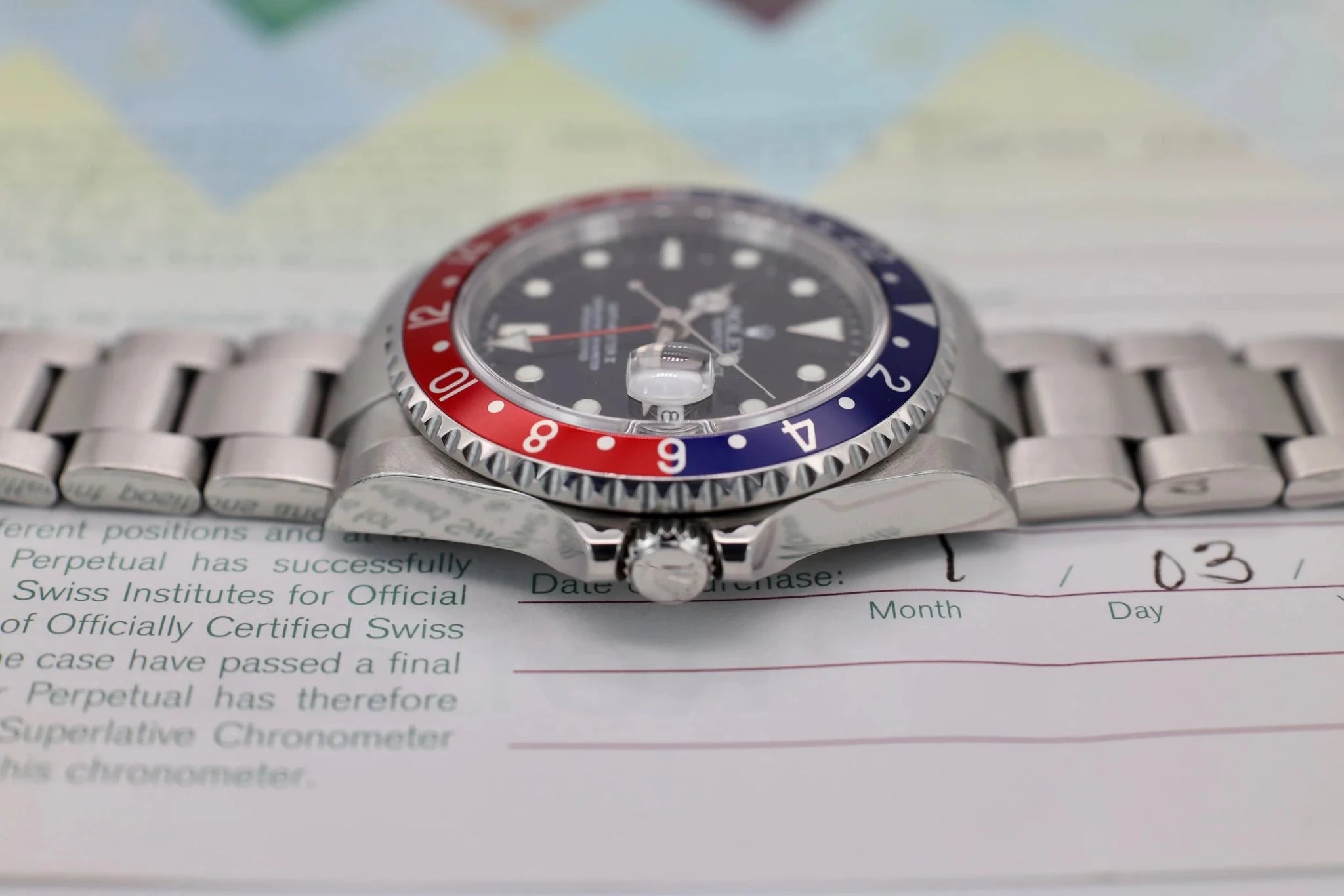 2005 Rolex GMT Master II Ref. 16710 Pepsi | Full Set - Sierra Time Co