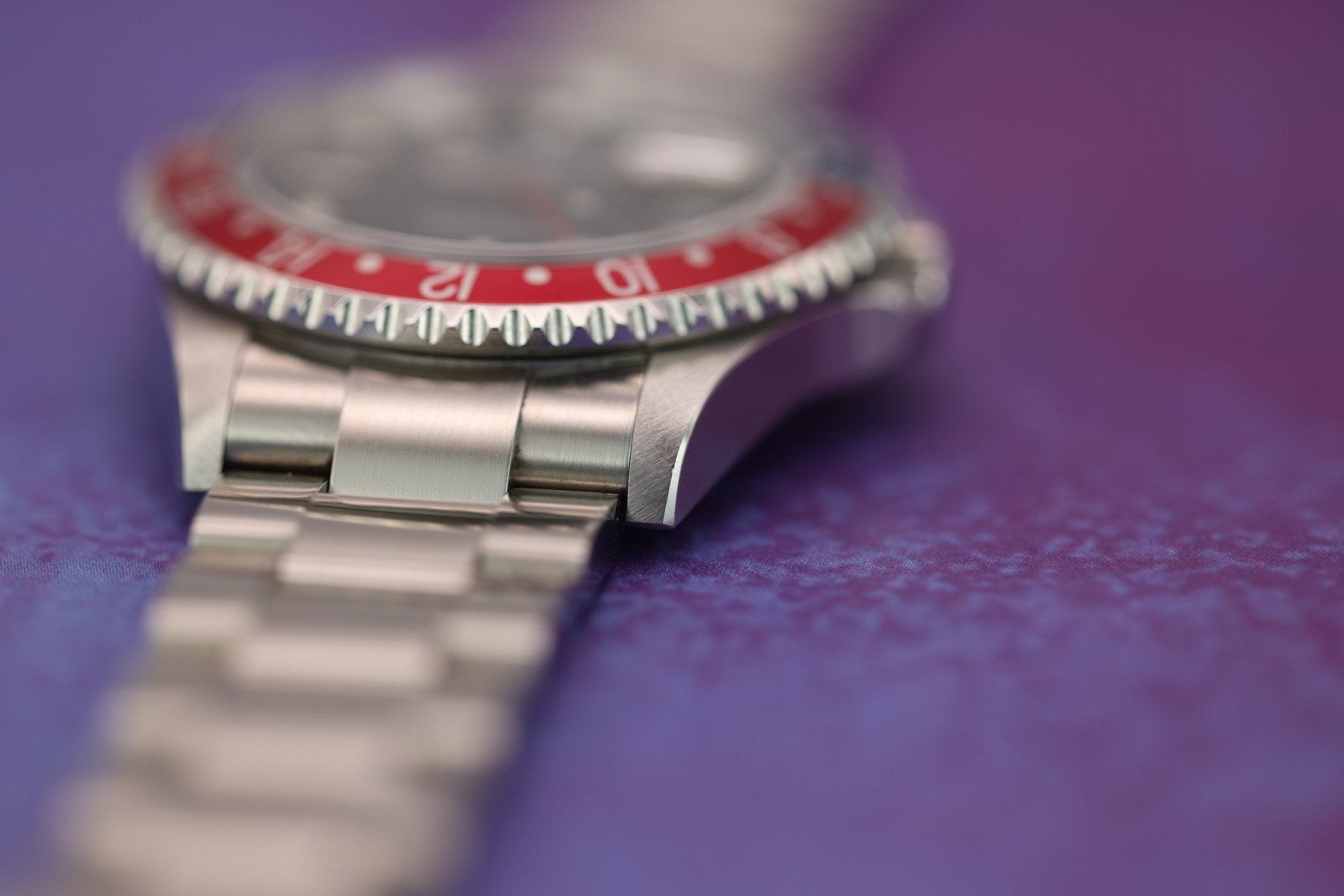 2005 Rolex GMT Master II Ref. 16710 Pepsi | No-Holes Case | Box and Papers - Sierra Time Co