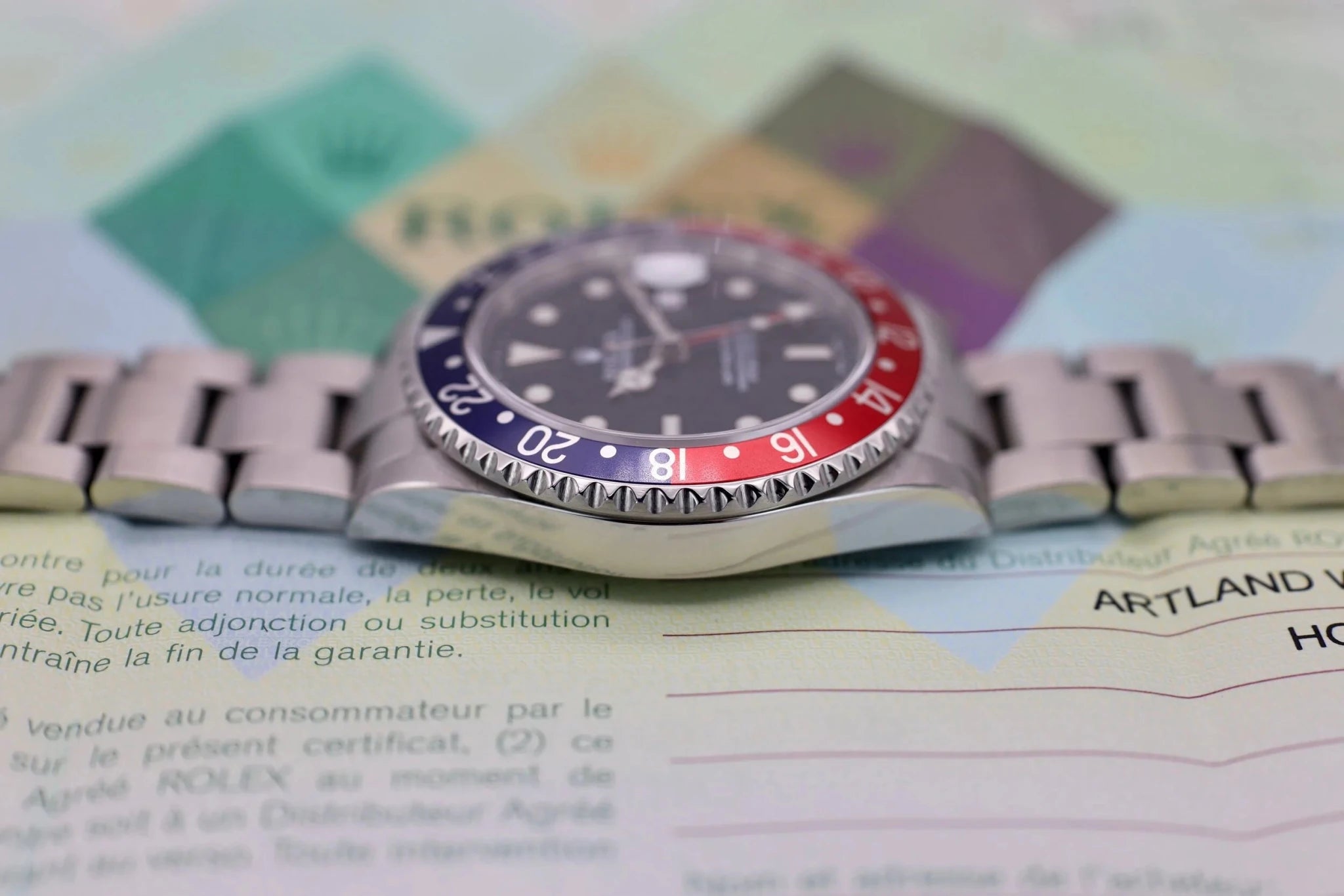 2005 Rolex GMT Master II Ref. 16710 Pepsi | Papers - Sierra Time Co