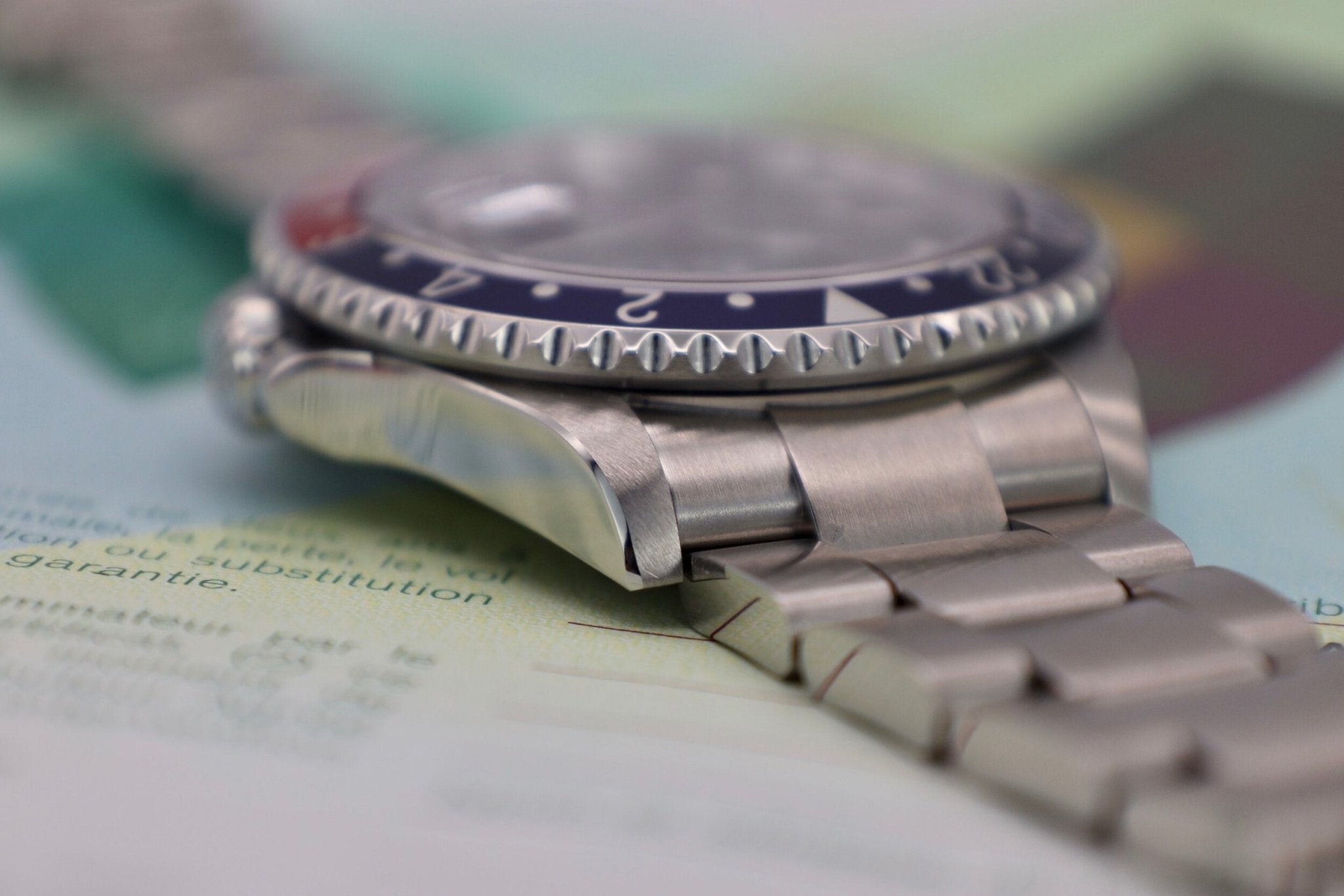 2005 Rolex GMT Master II Ref. 16710 Pepsi | Papers - Sierra Time Co